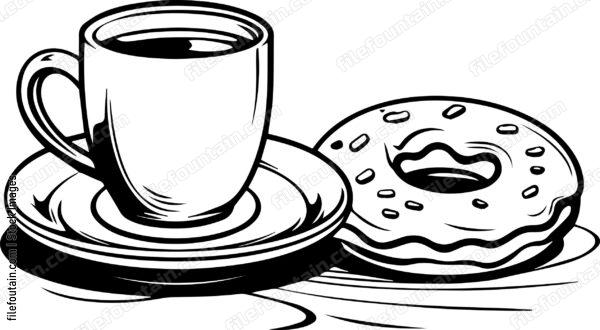 Coffee With Donut