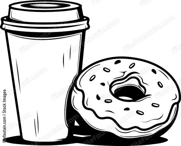 Coffee With Donut