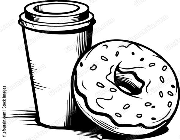 Coffee With Donut