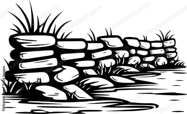 Countryside Stone Wall
