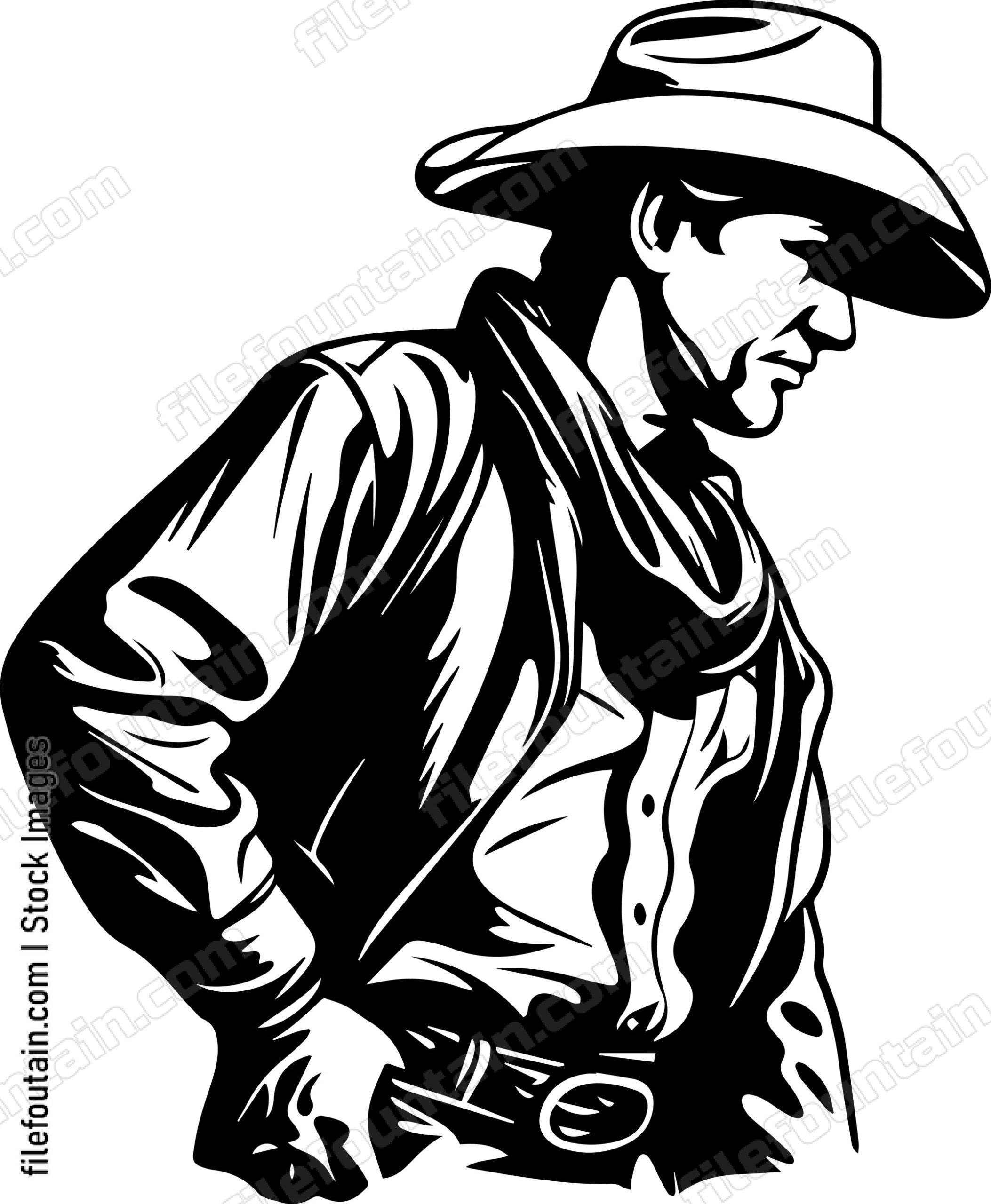 Cowboy Western Mascot