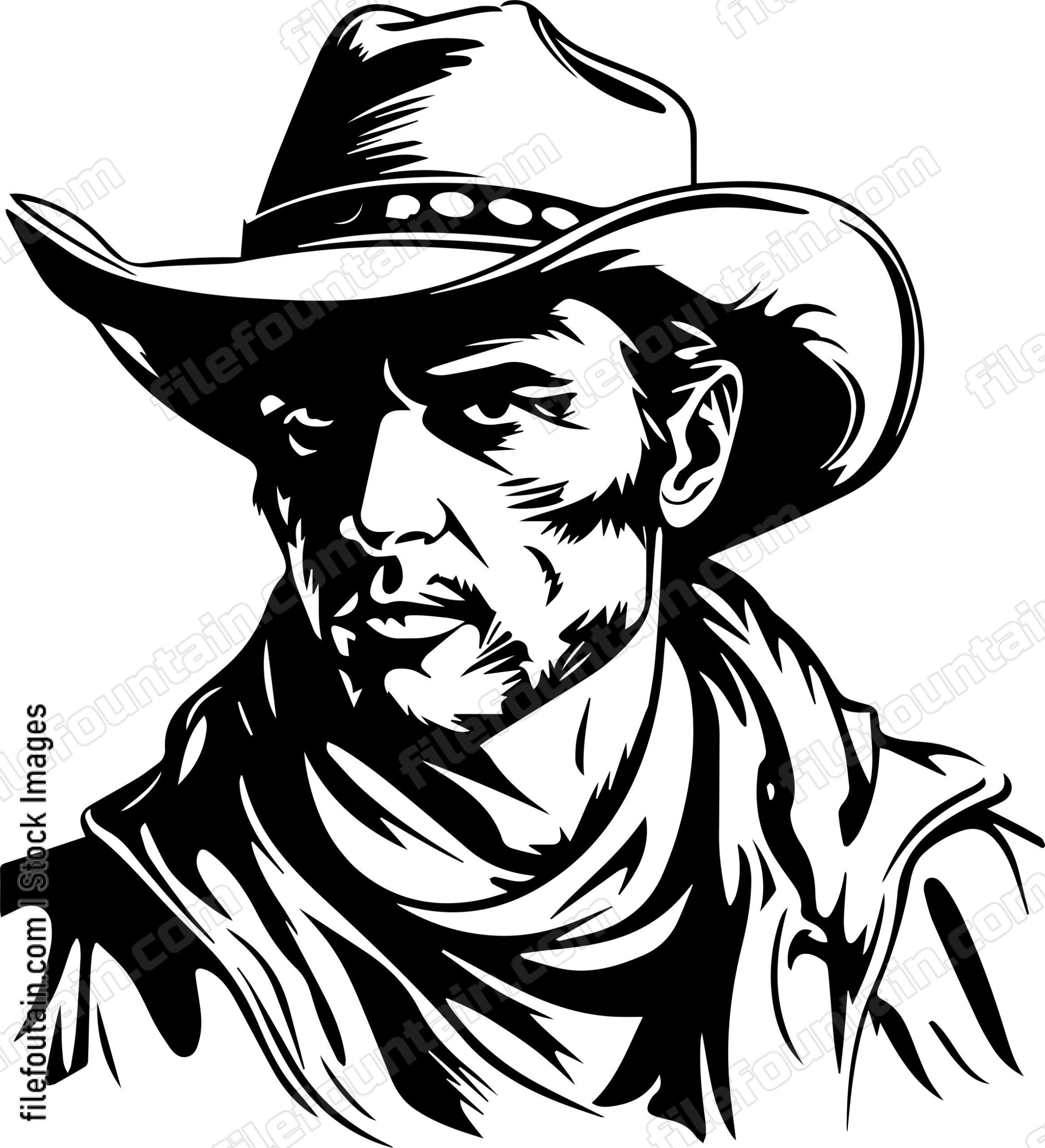 Cowboy With A Scarf