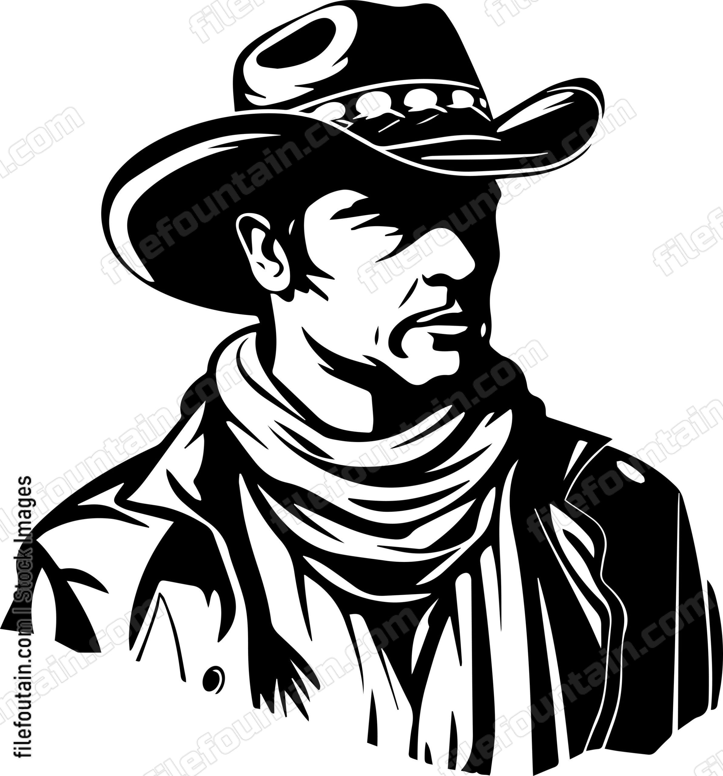 Cowboy With A Scarf