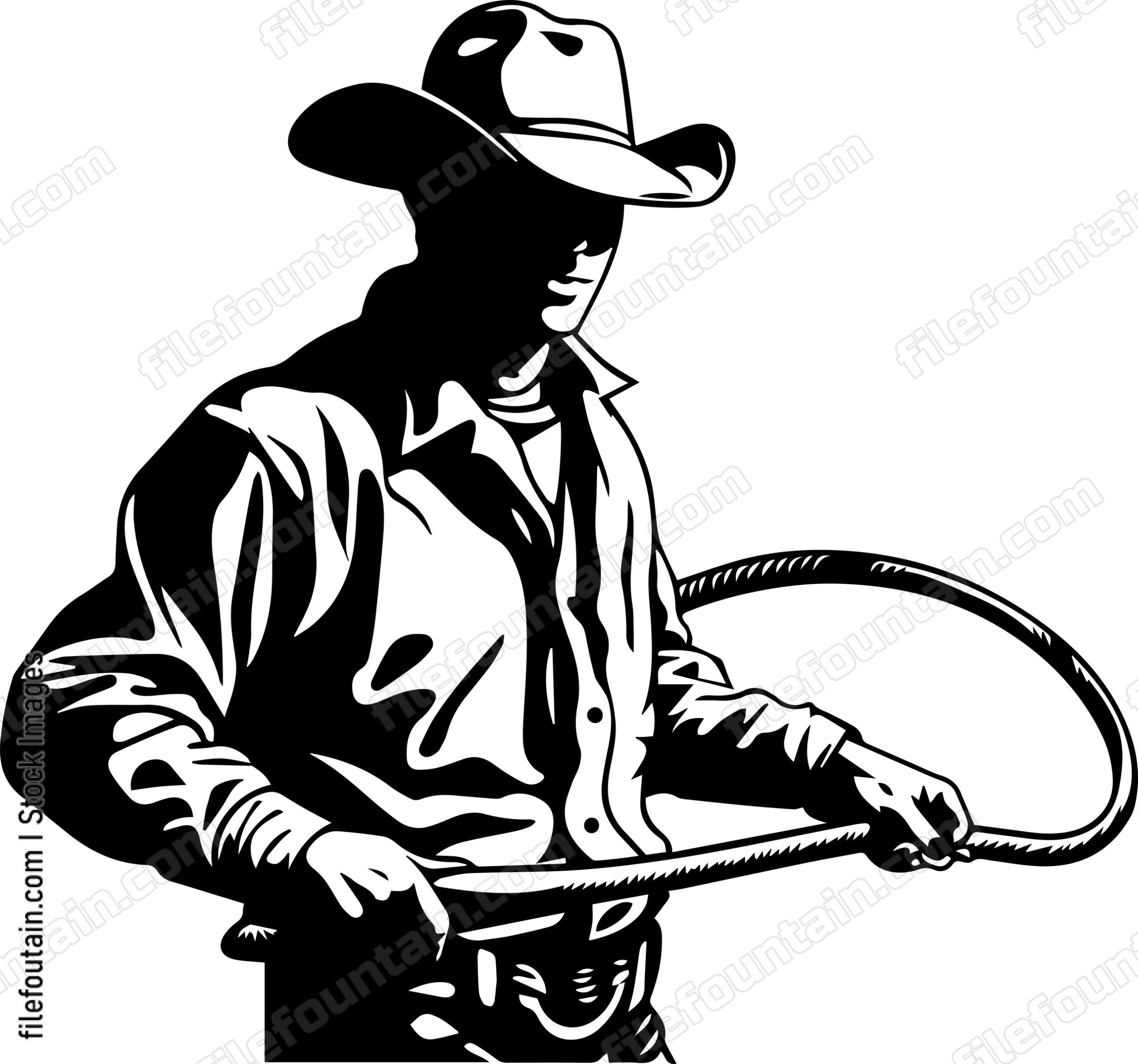 Cowboy With Rope