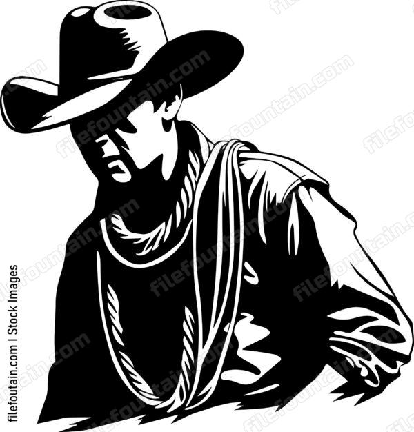 Cowboy With Rope