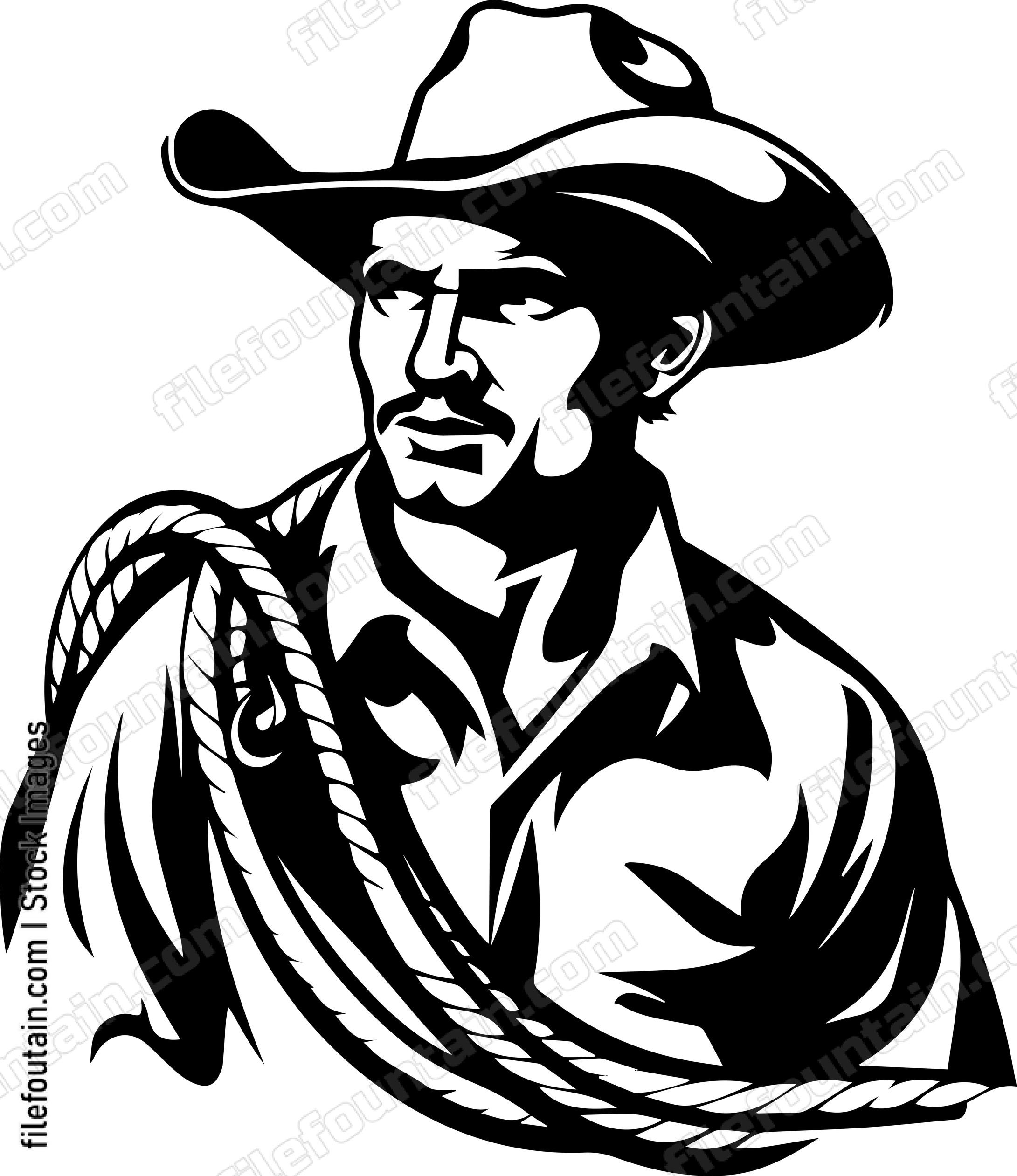 Cowboy With Rope