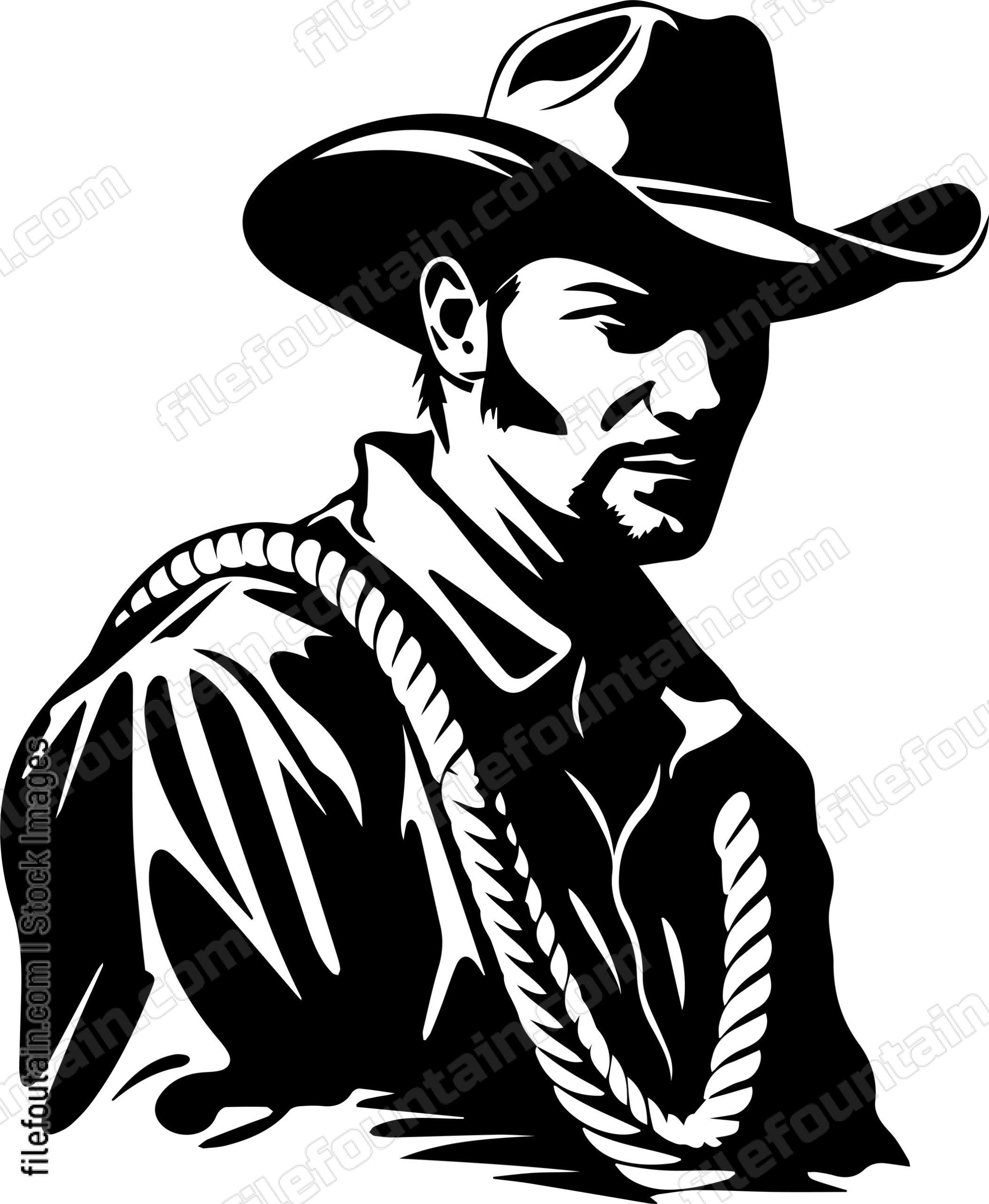 Cowboy With Rope