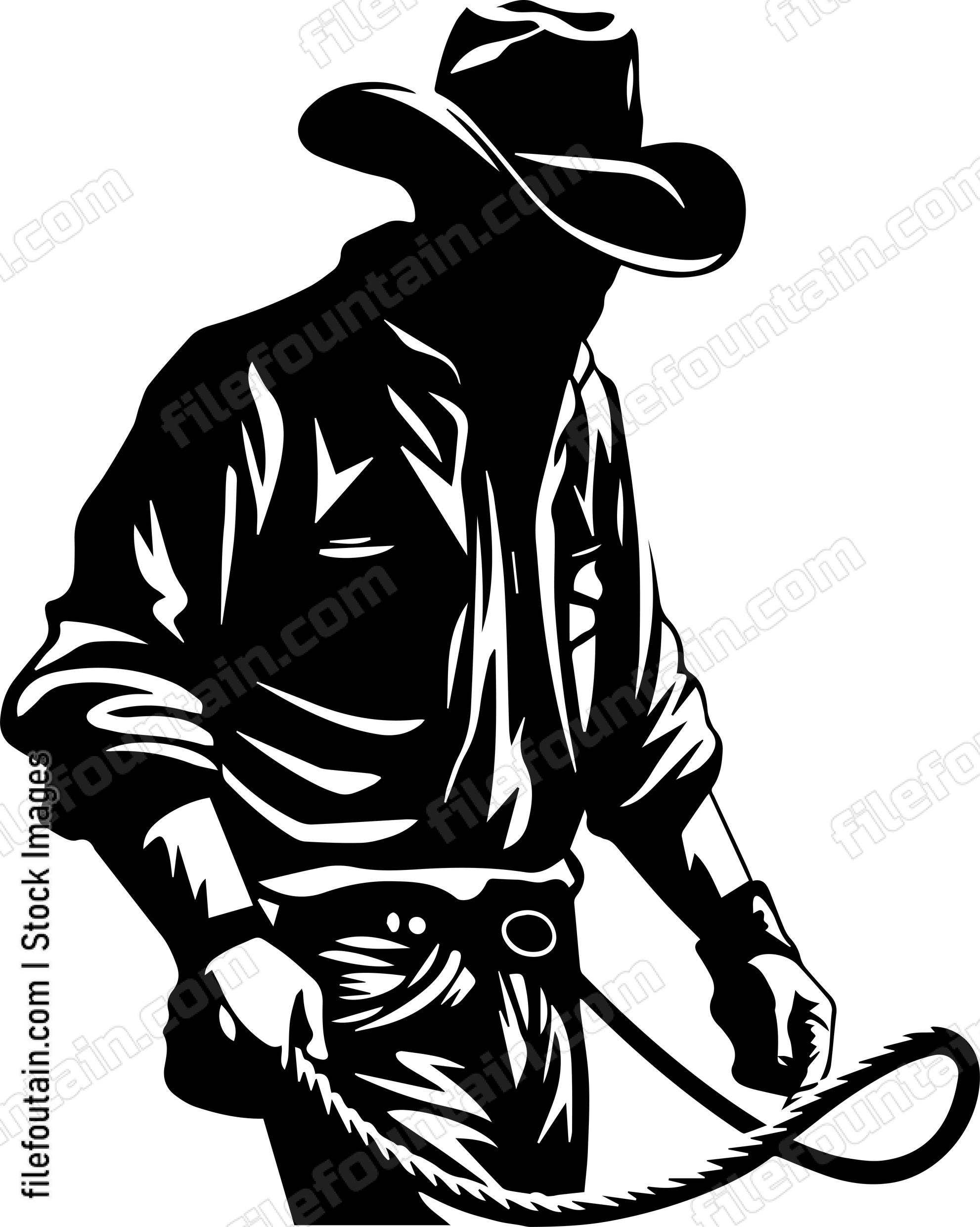 Cowboy With Rope