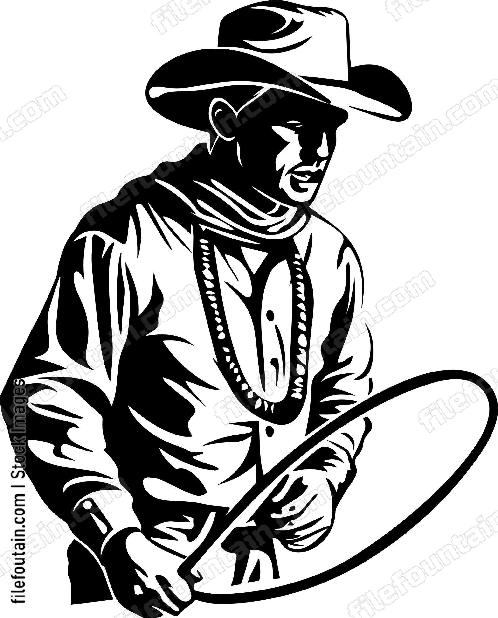 Cowboy With Rope