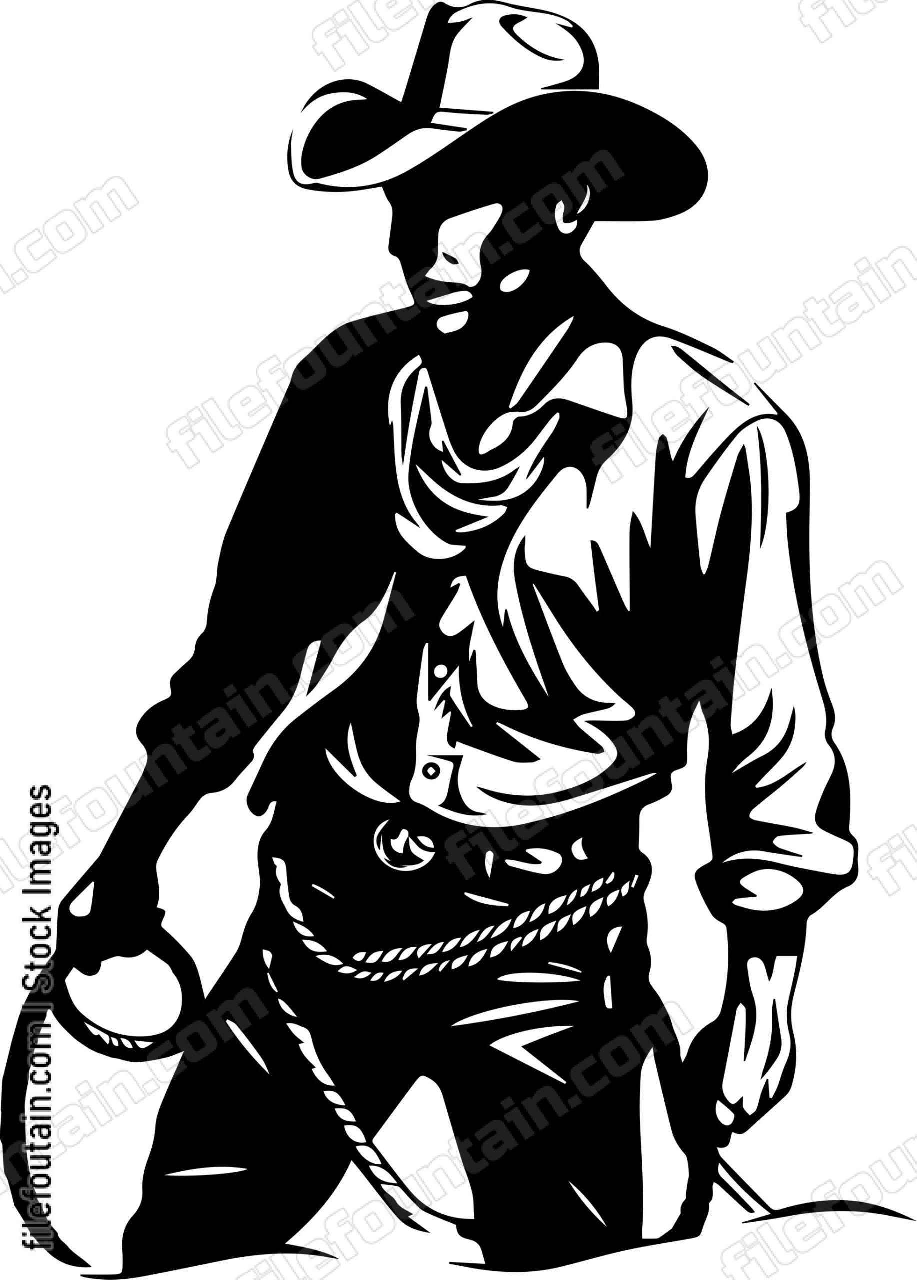 Cowboy With Rope