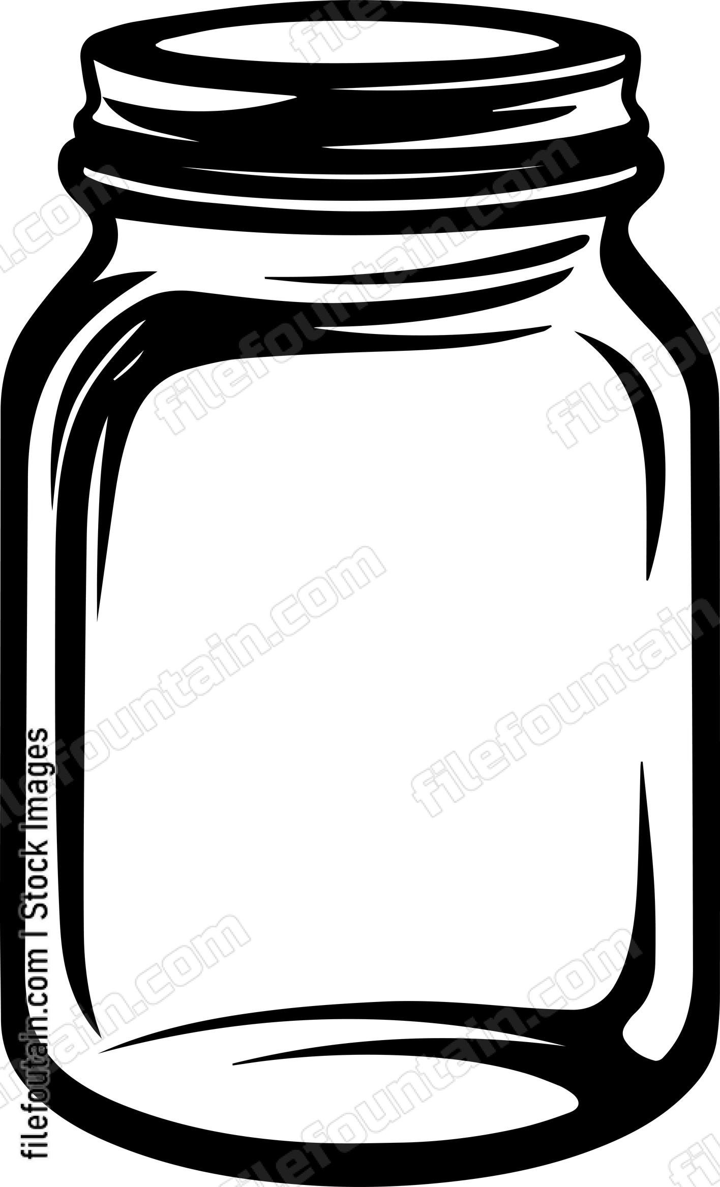 Empty Glass Jar