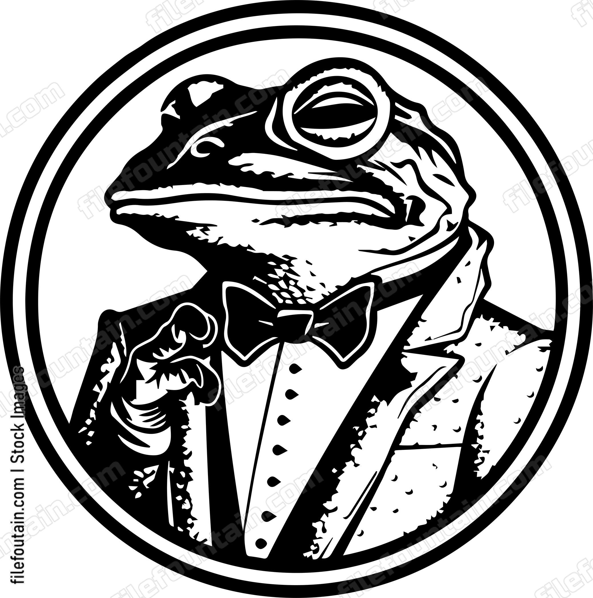 Frog In A Tuxedo