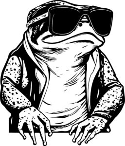 Frog In Sunglasses