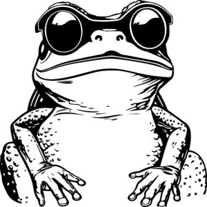 Frog In Sunglasses
