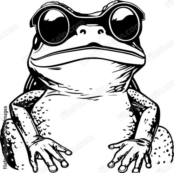 Frog In Sunglasses