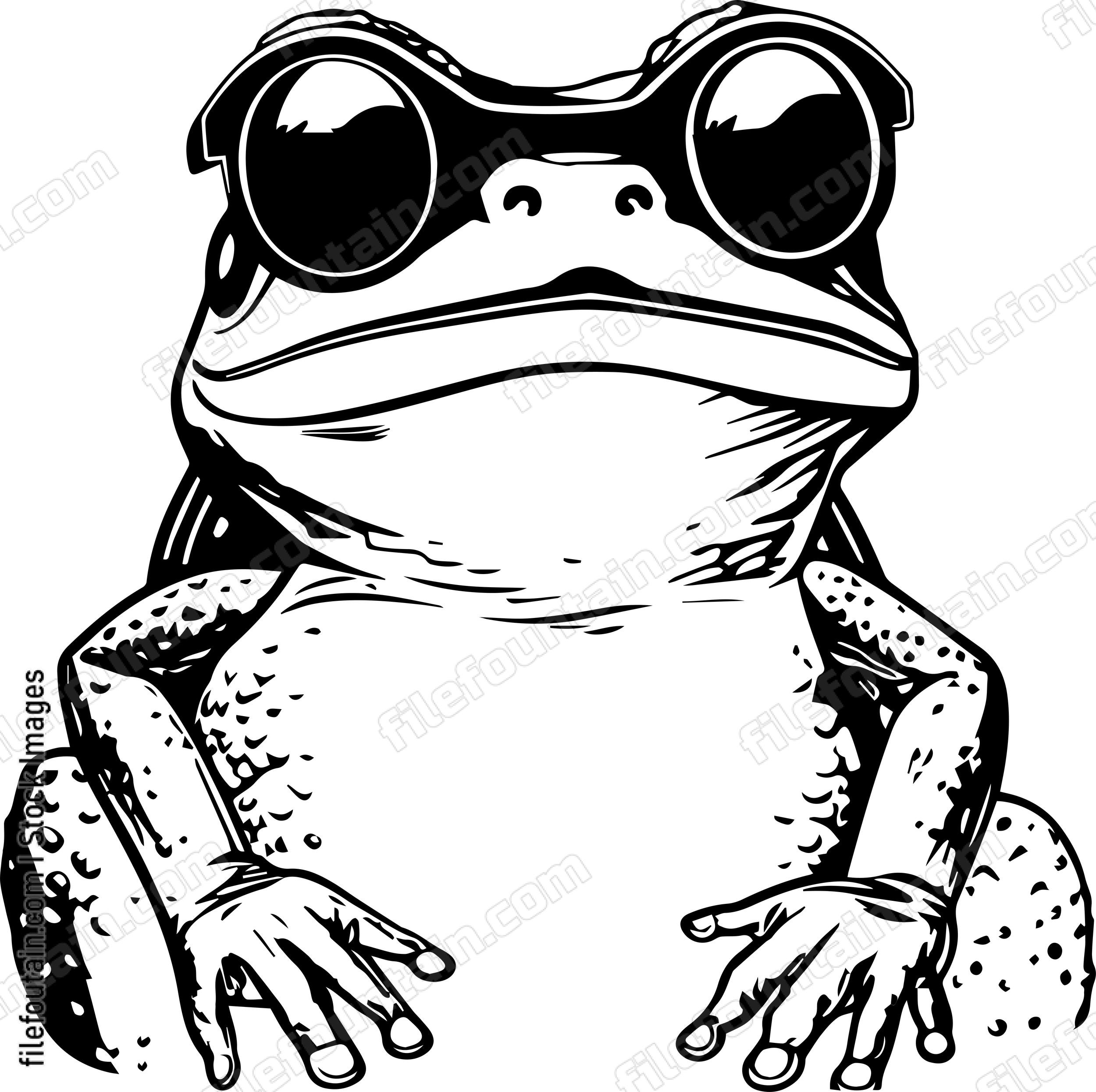 Frog In Sunglasses