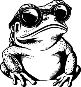 Frog In Sunglasses