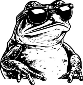 Frog In Sunglasses
