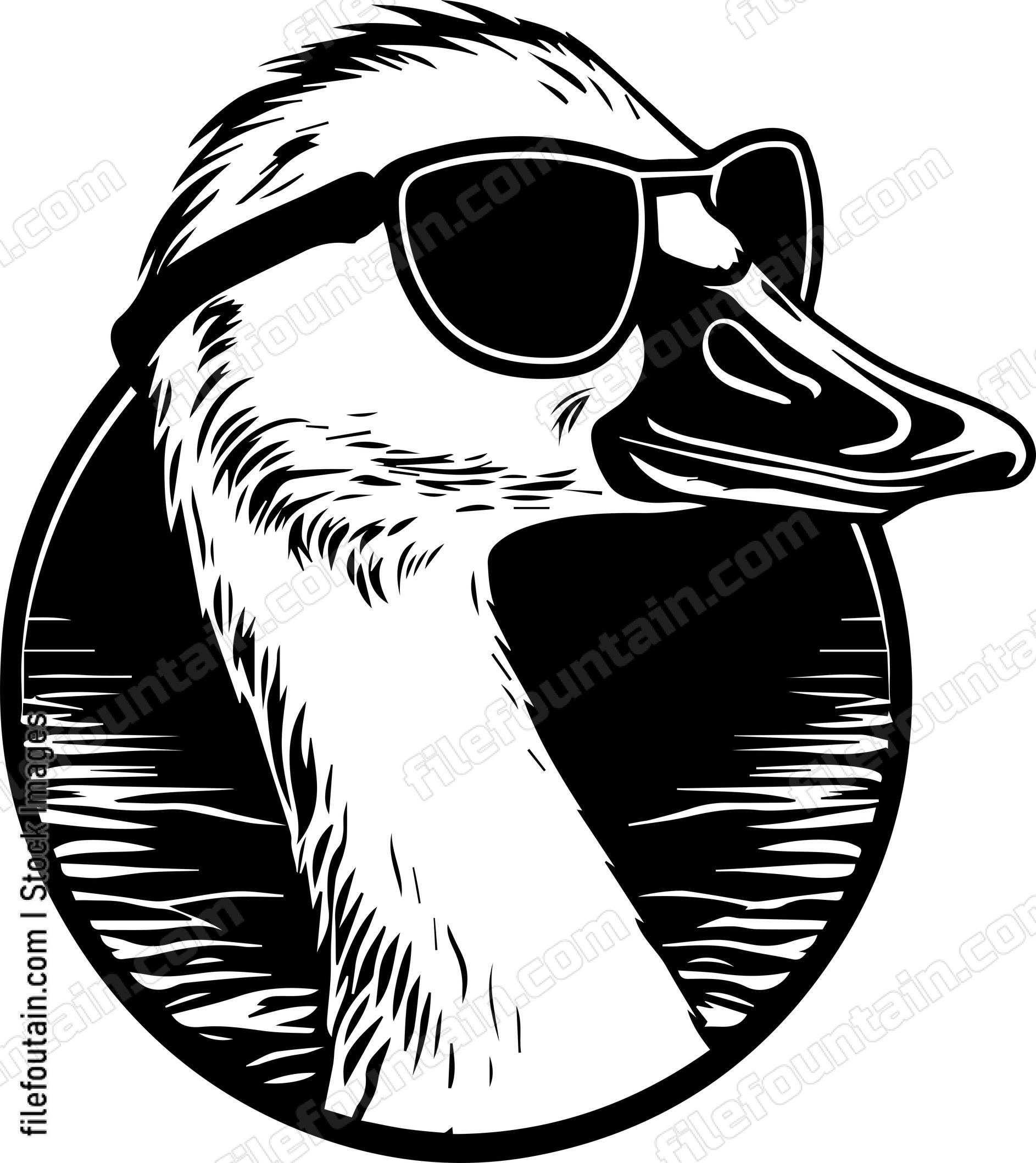 Goose In Sunglasses