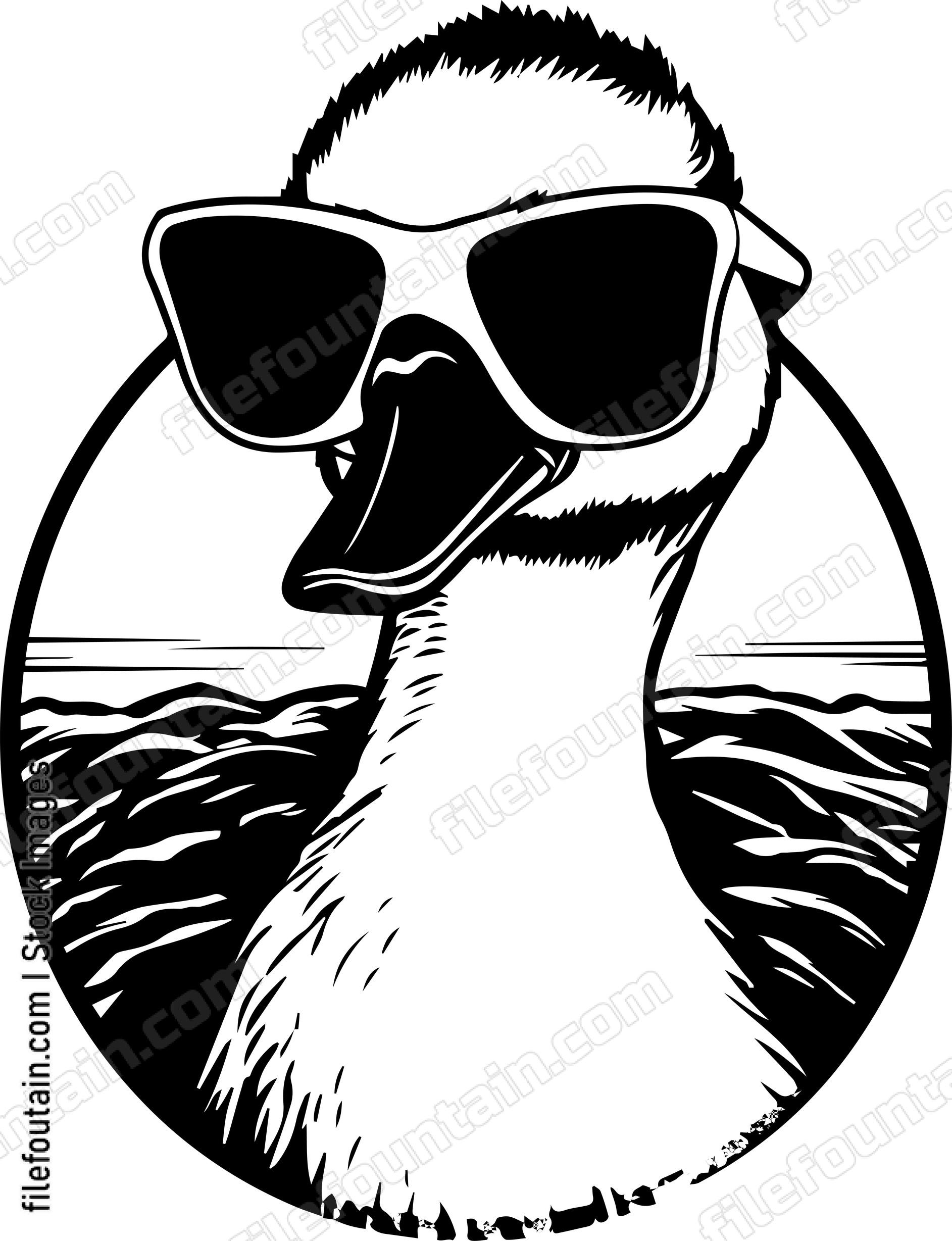 Goose In Sunglasses