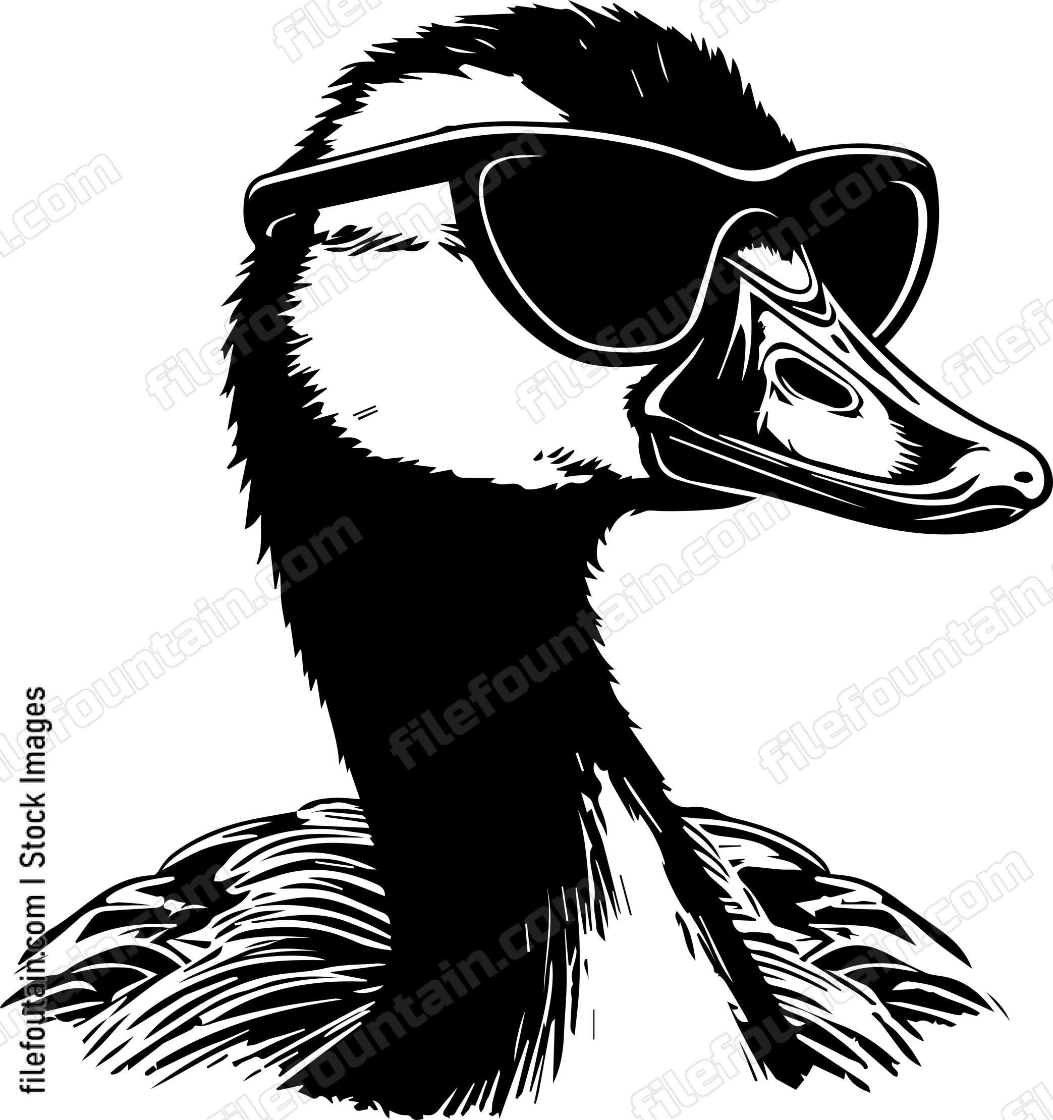 Goose In Sunglasses
