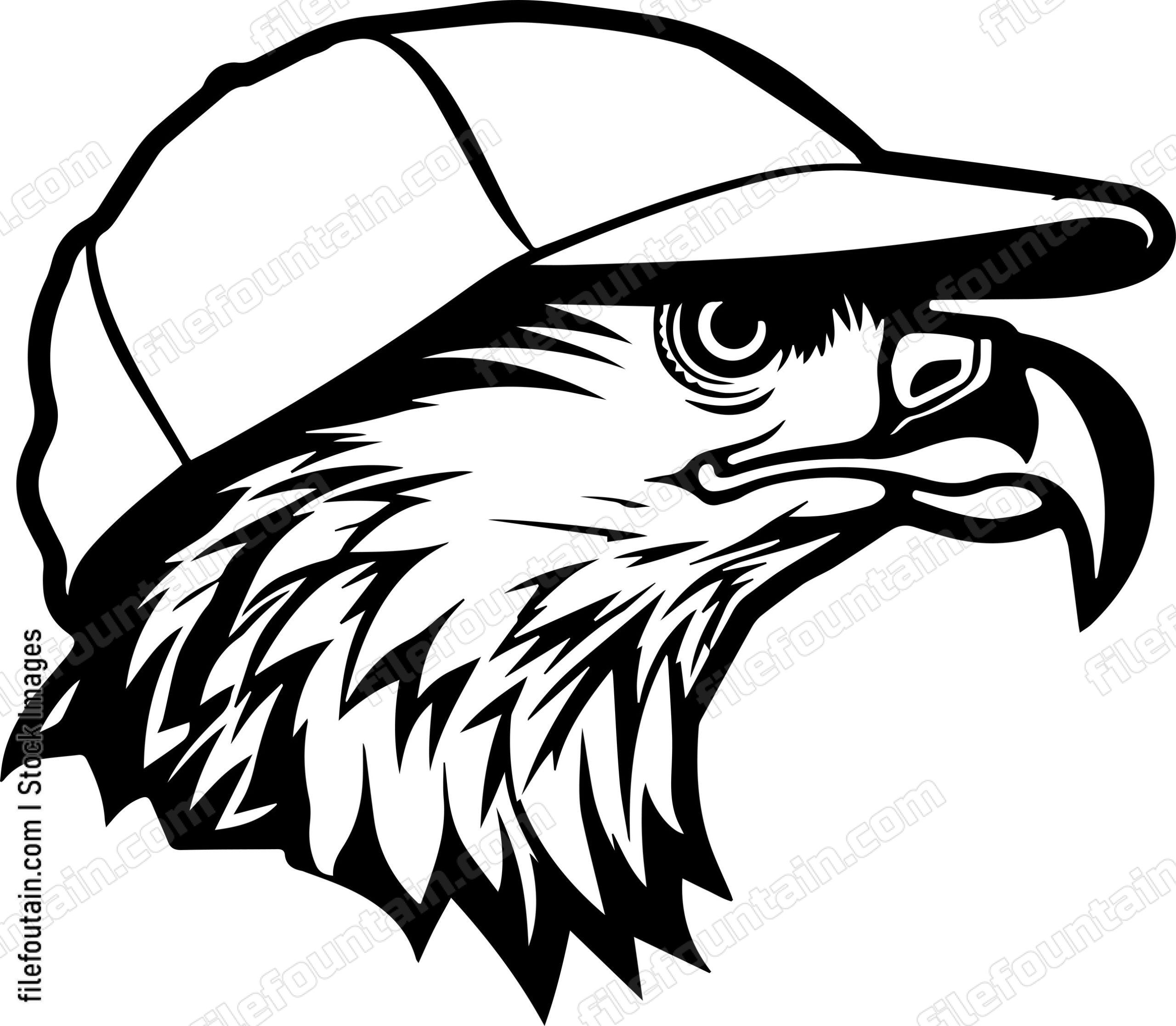Hawk In Baseball Cap