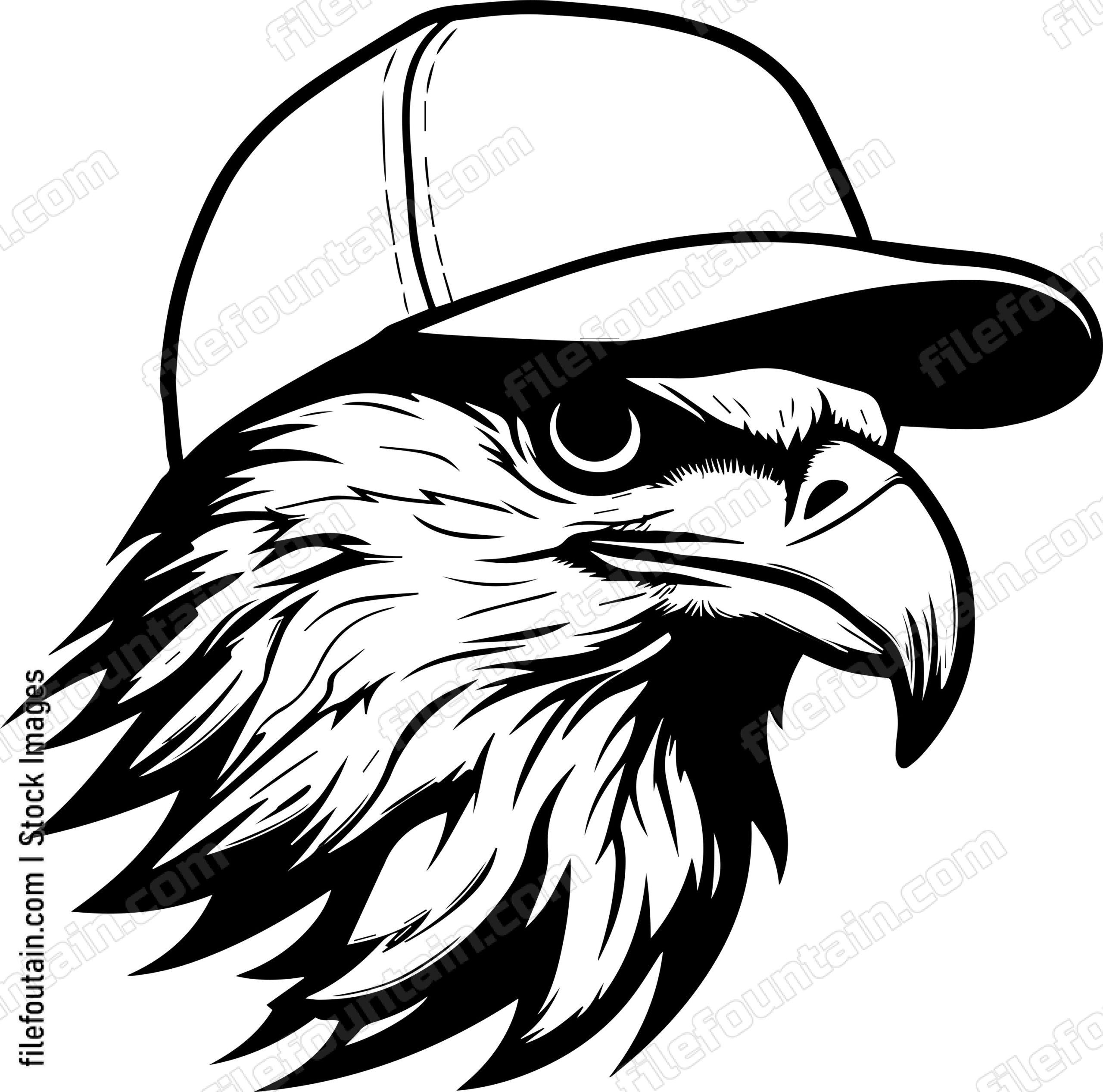 Hawk In Baseball Cap