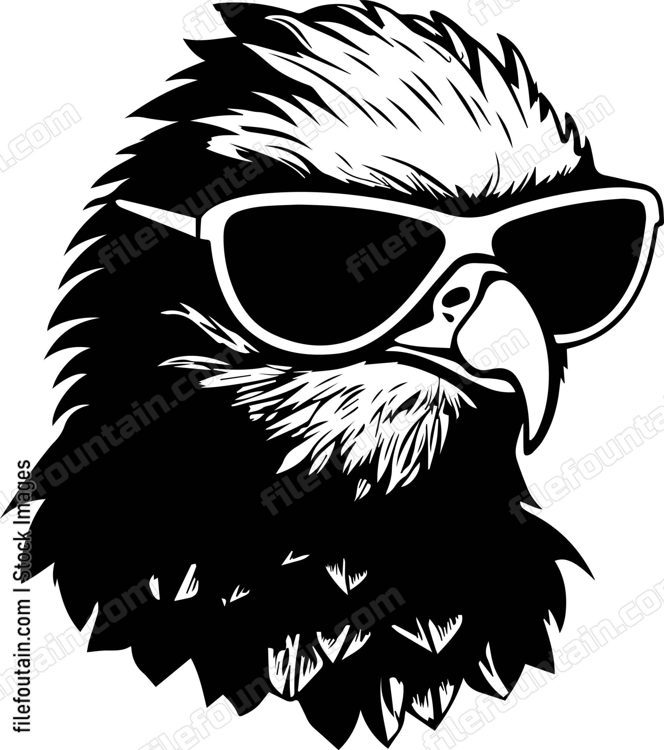 Hawk In Sunglasses