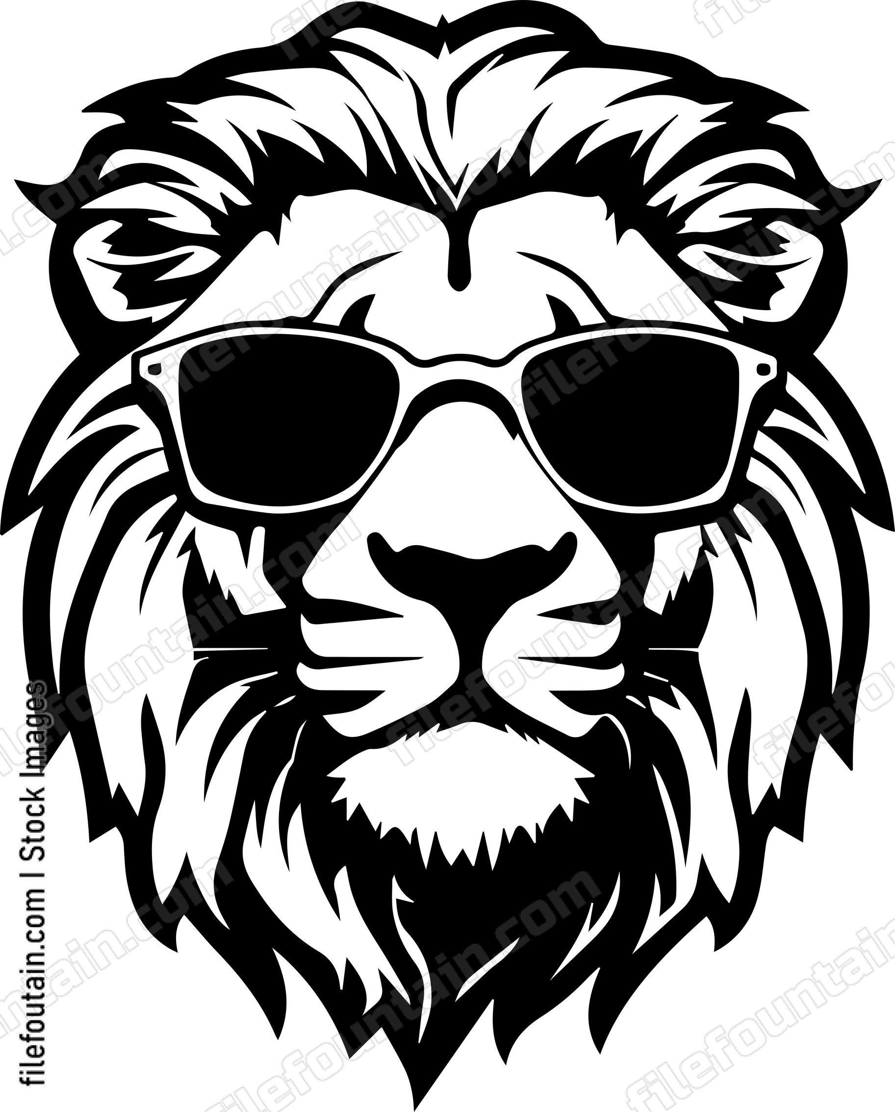 Lion In Sunglasses