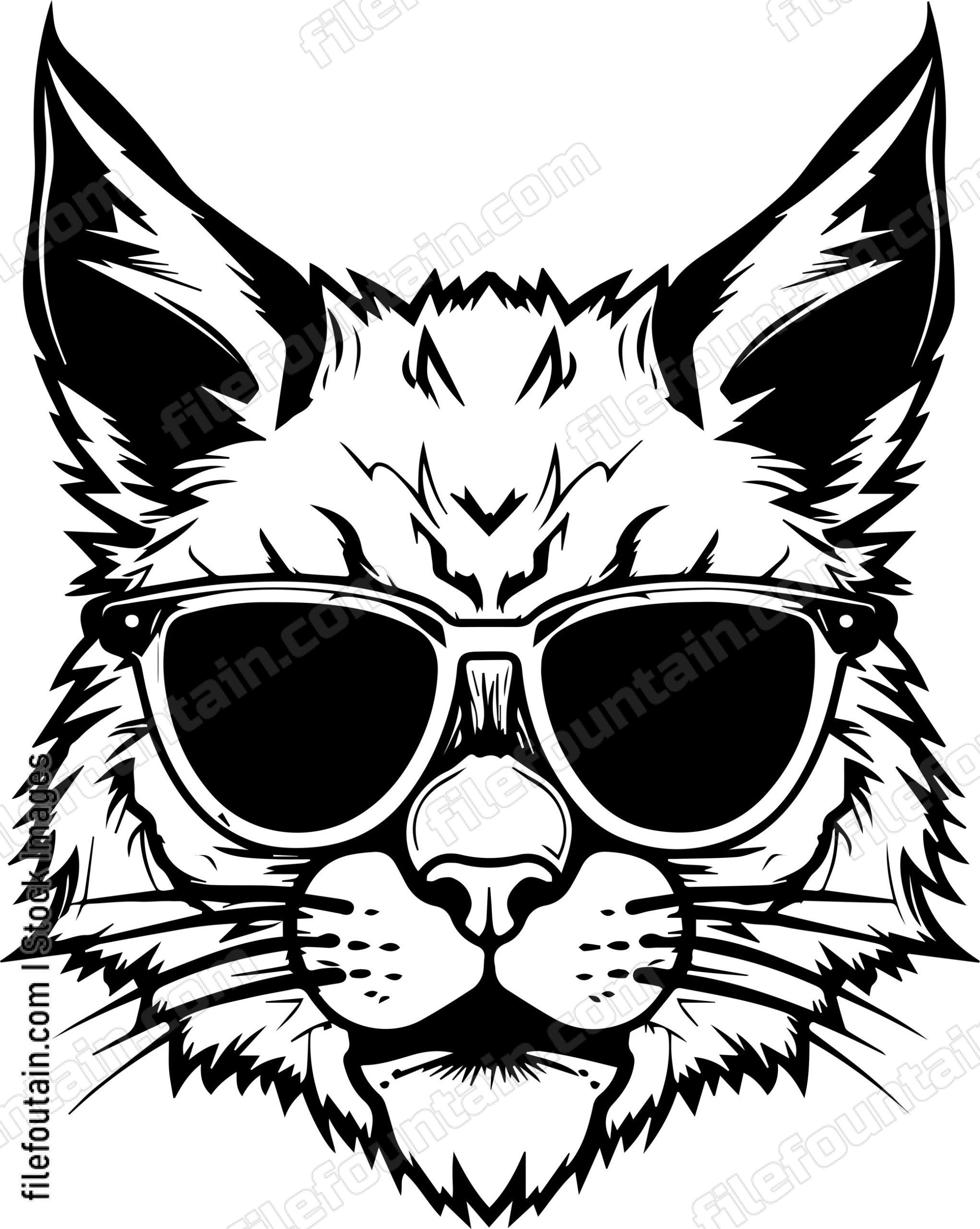 Lynx In Sunglasses