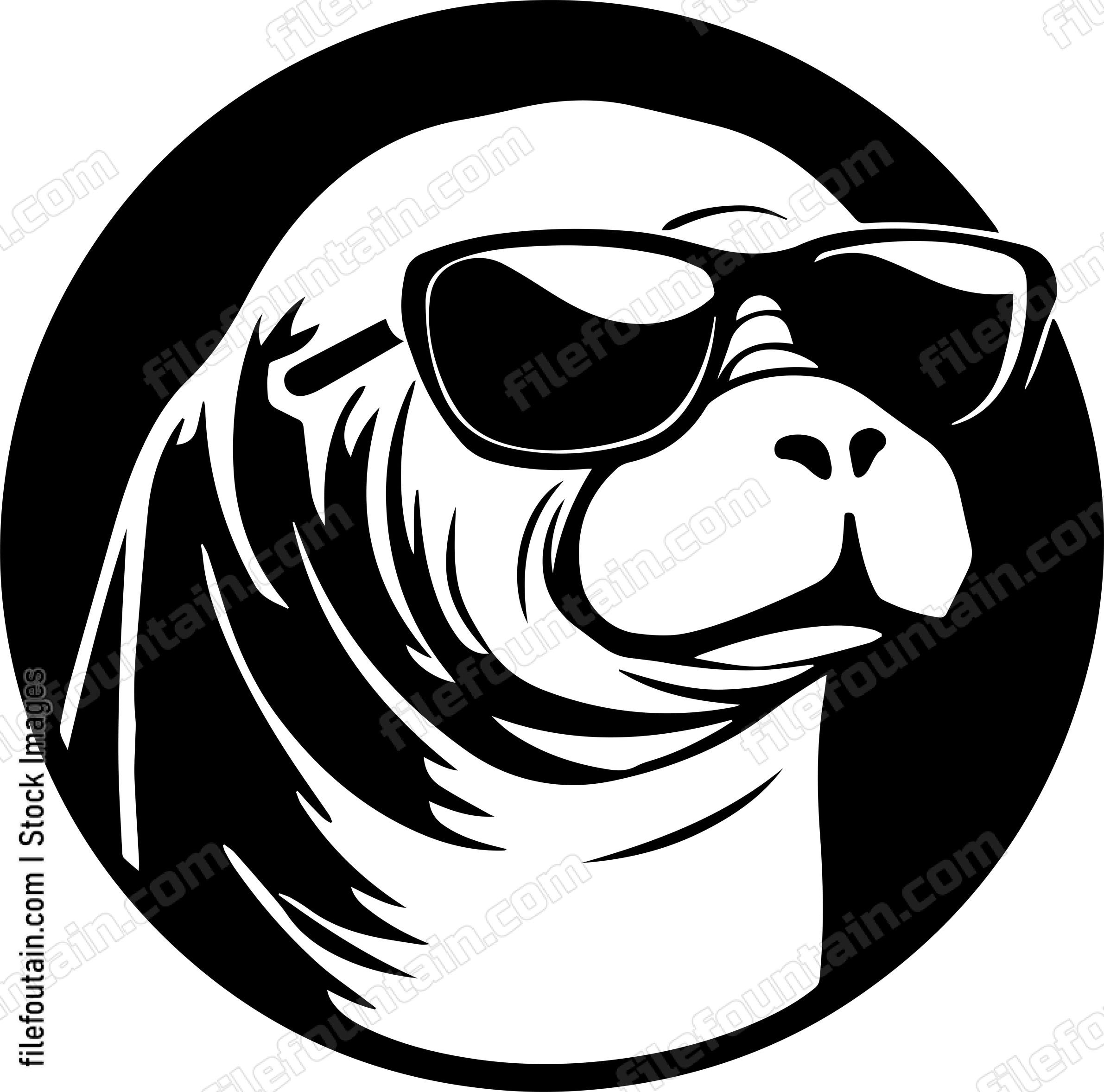 Manatee In Sunglasses