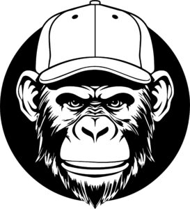 Monkey In Baseball Cap