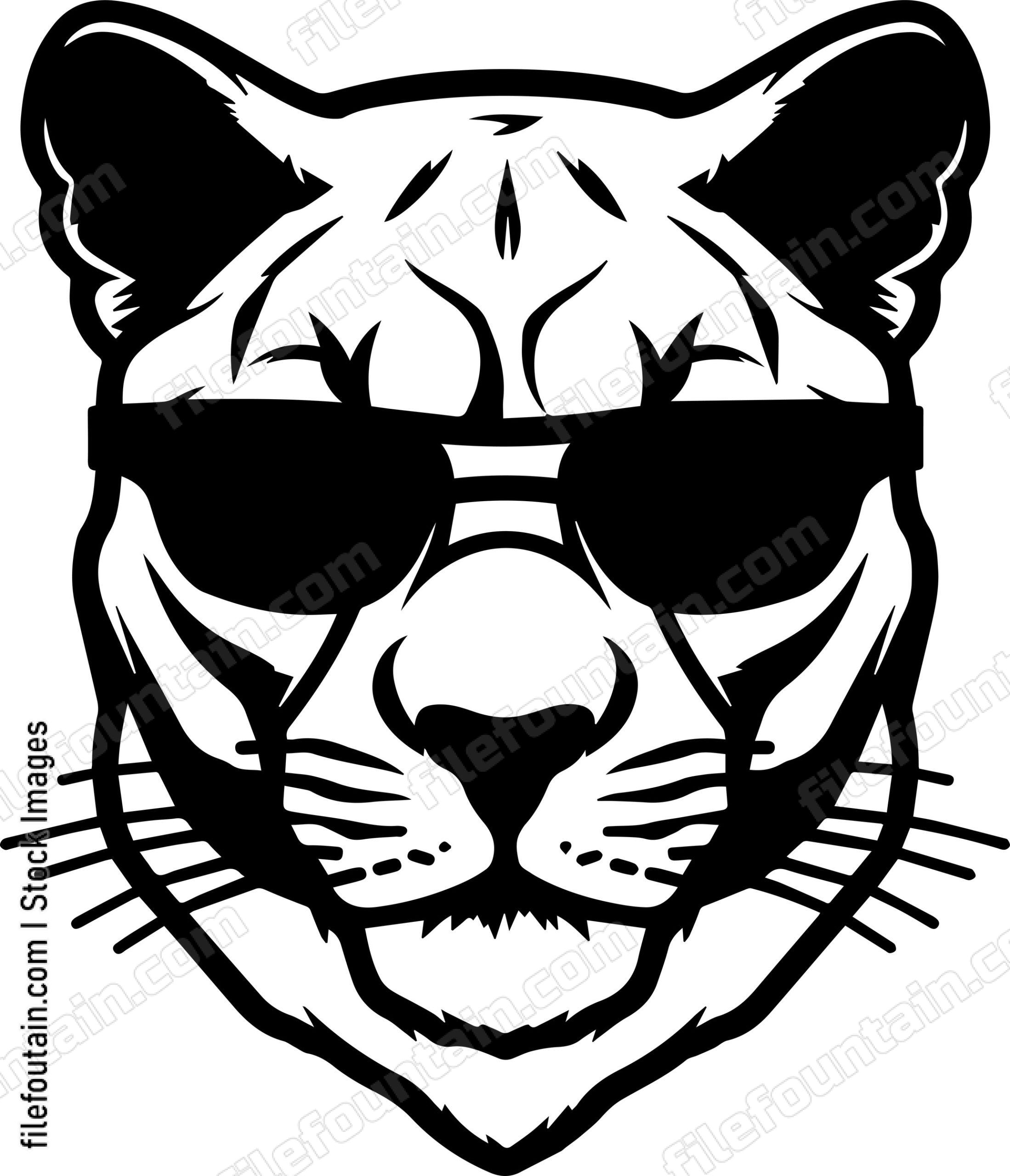 Mountain Lion In Sunglasses