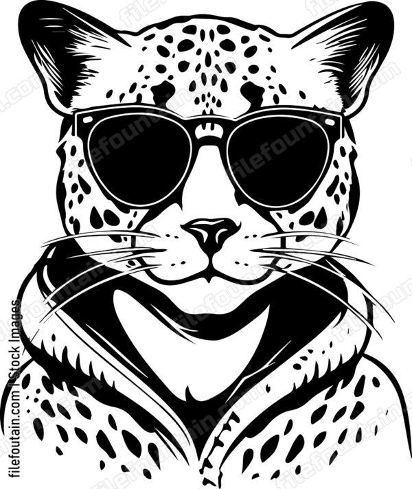Ocelot In Sunglasses