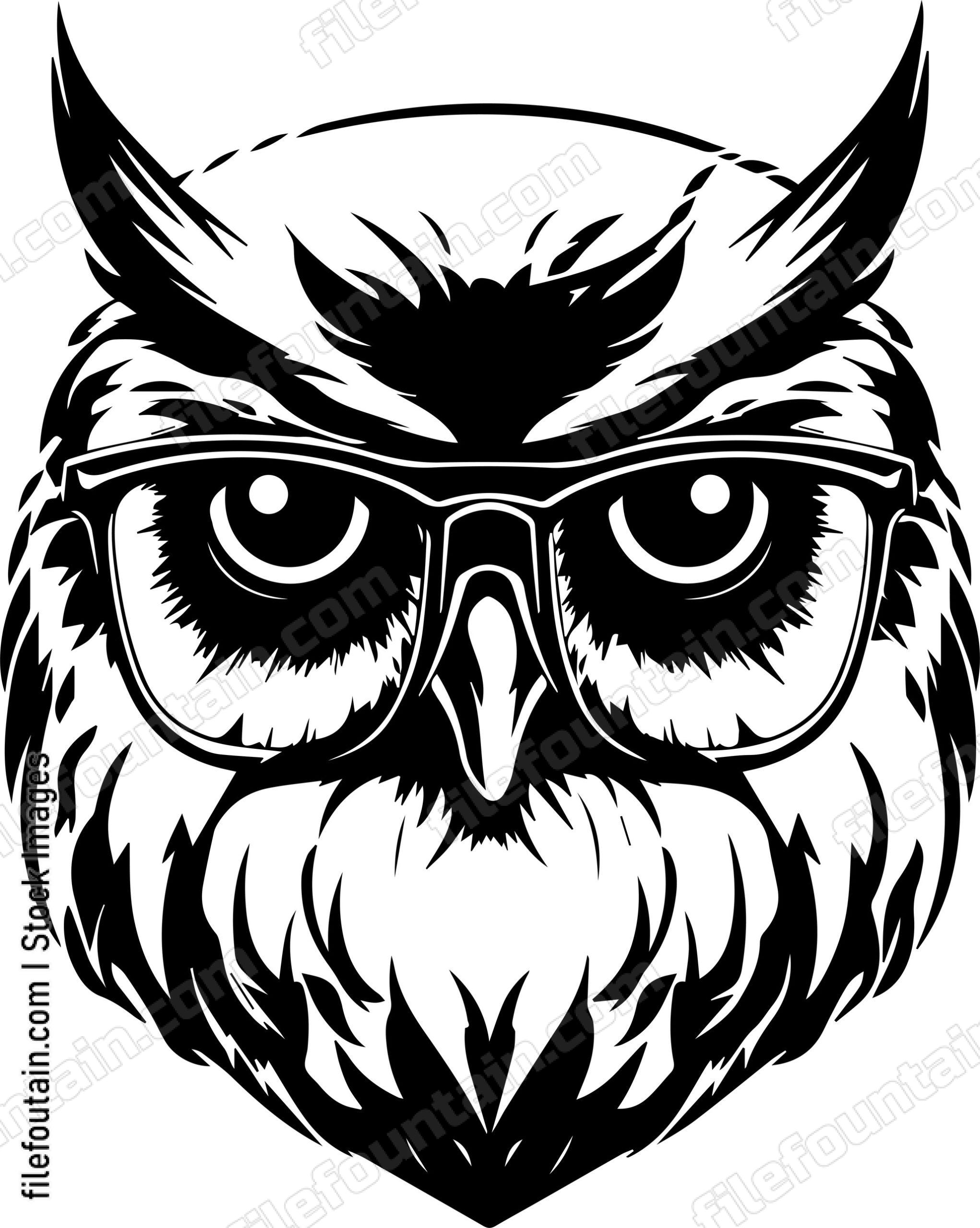 Owl In Glasses