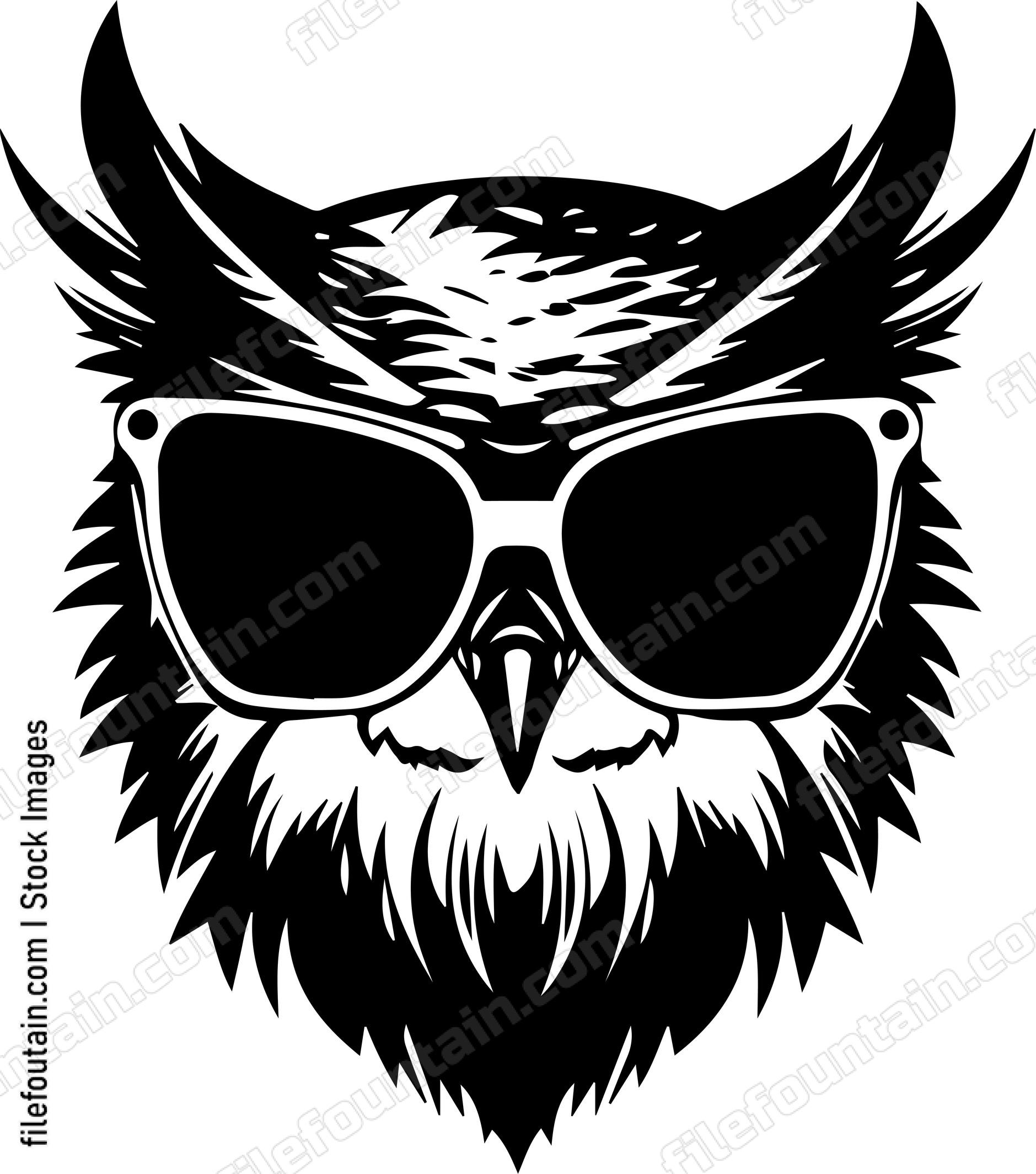 Owl In Sunglasses