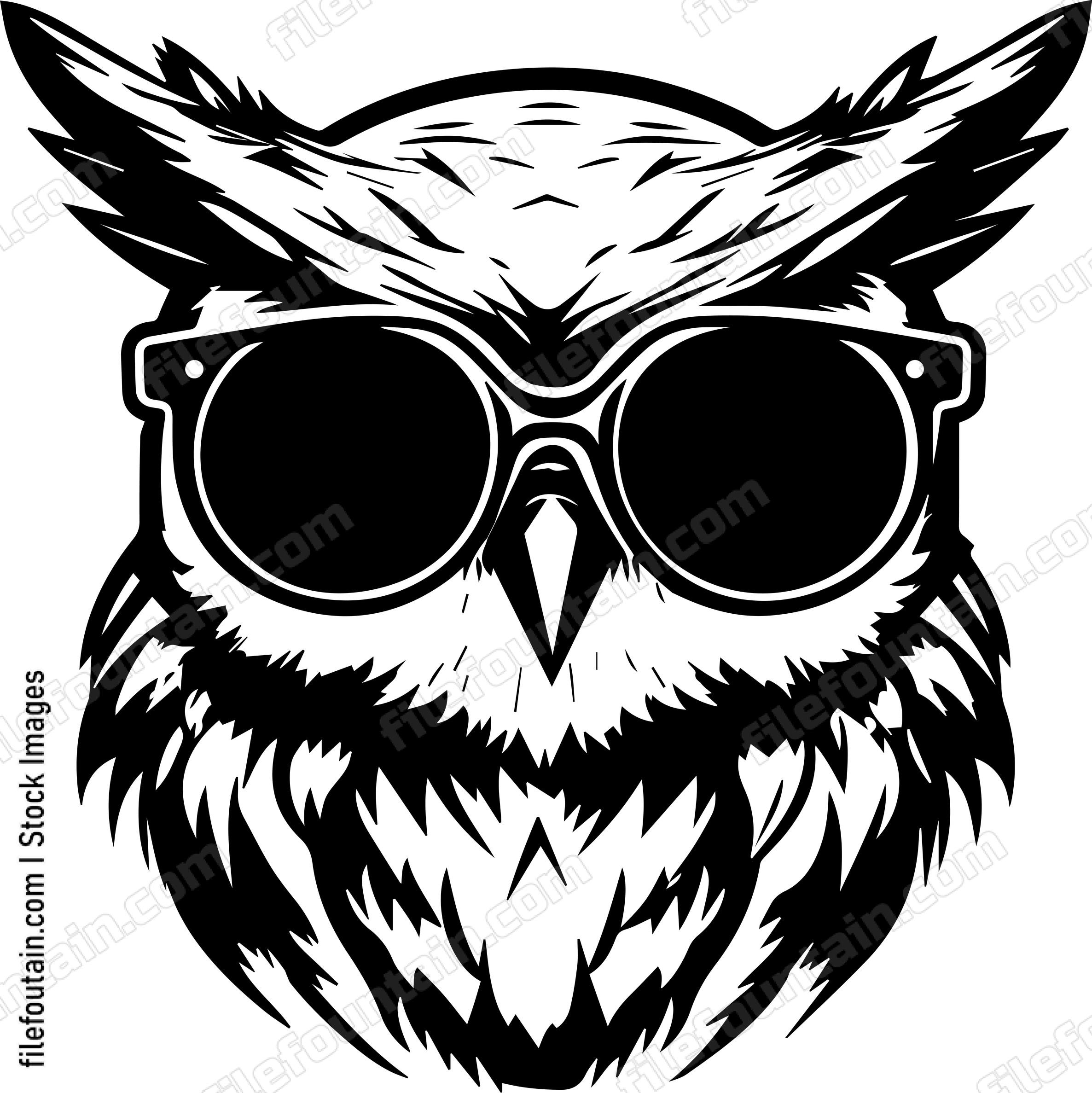 Owl In Sunglasses