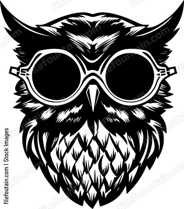 Owl In Sunglasses