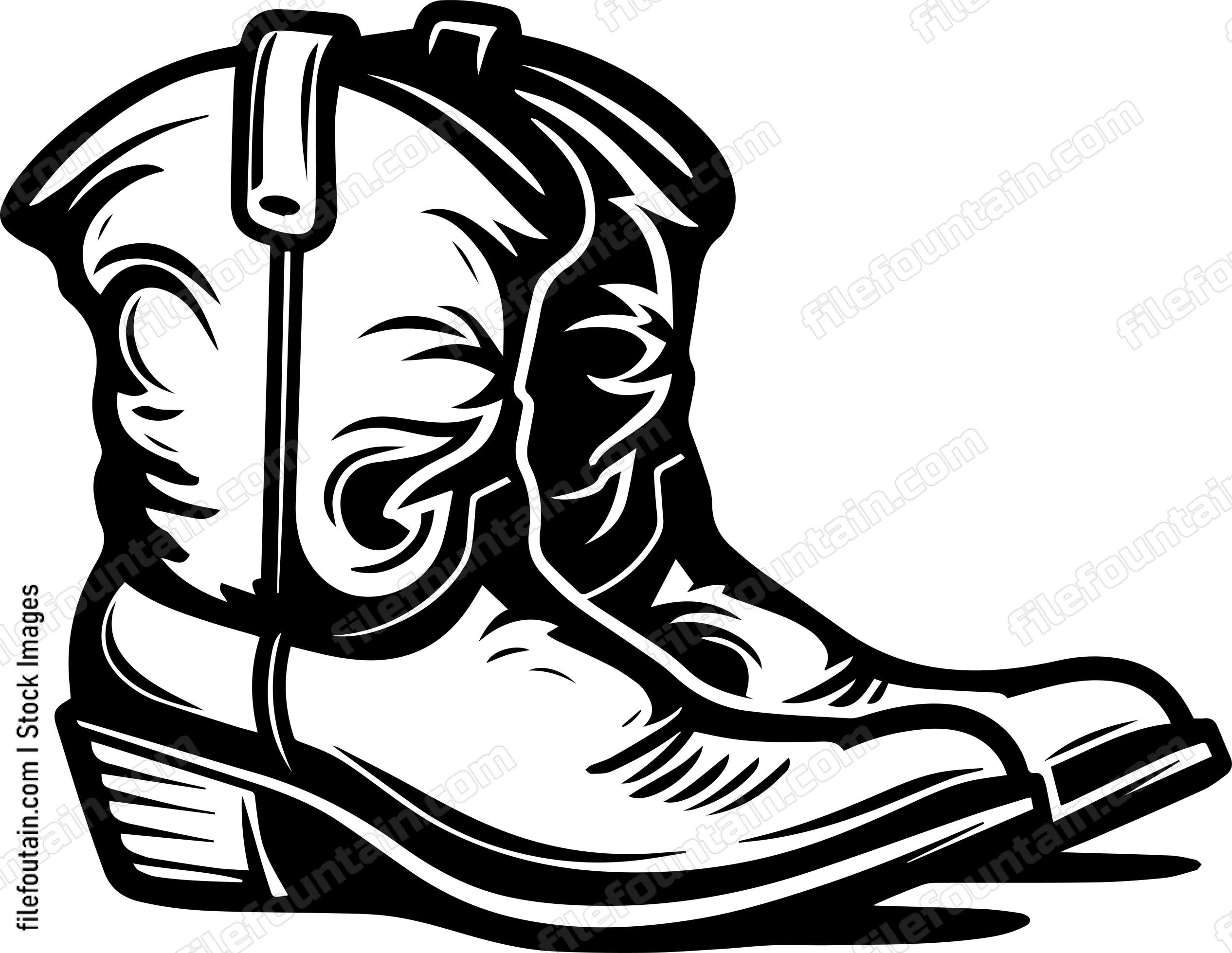 Pair Of Cowboy Boots