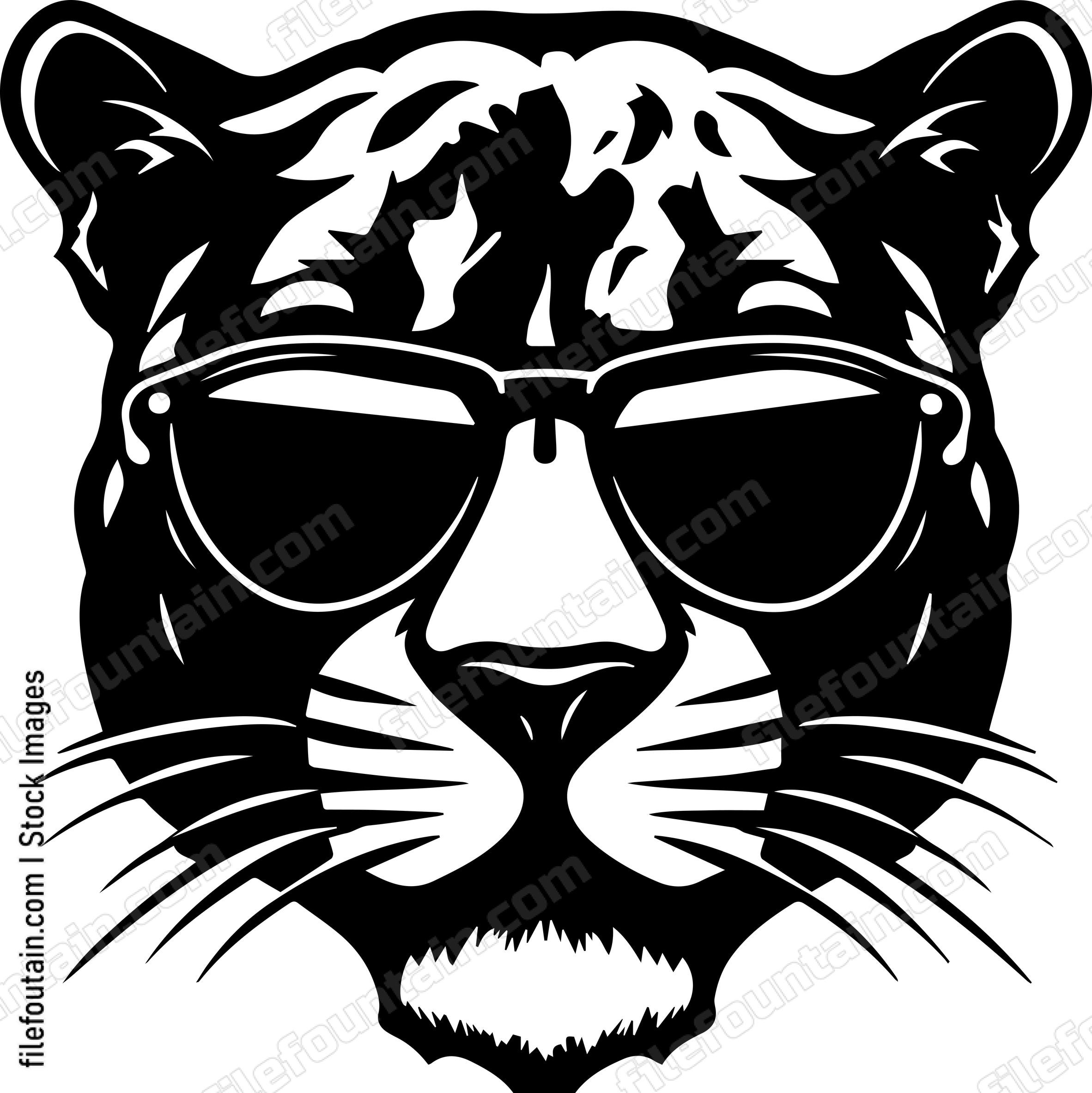 Panther In Sunglasses