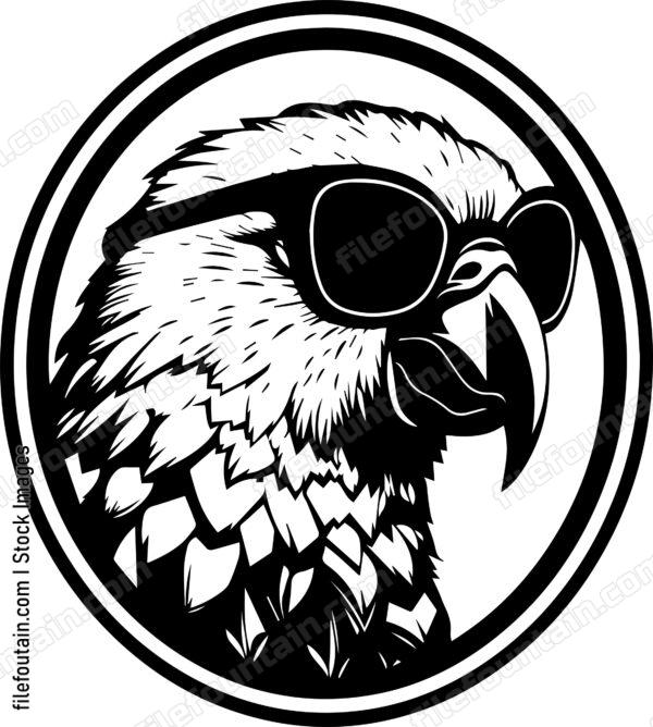 Parrot In Sunglasses