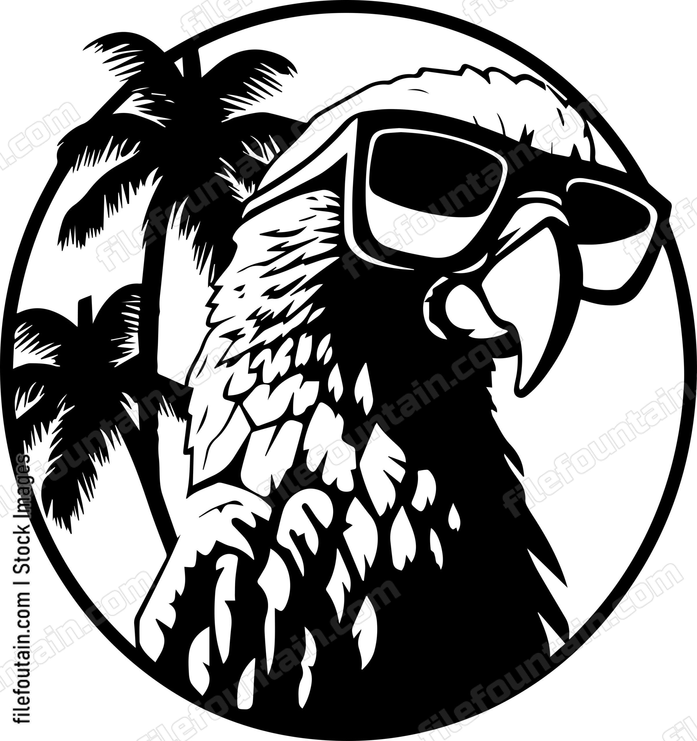 Parrot In Sunglasses