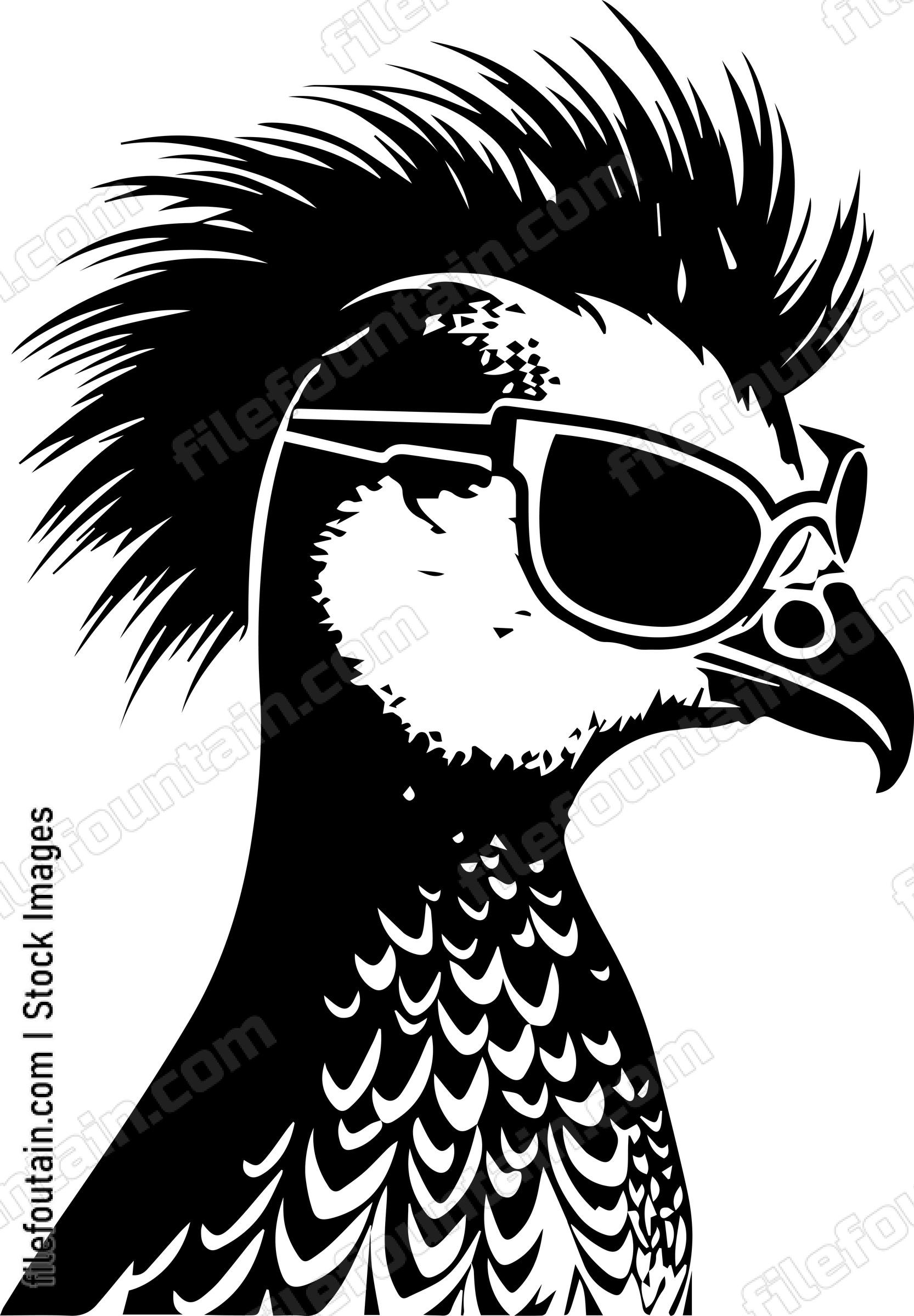 Peacock In Sunglasses