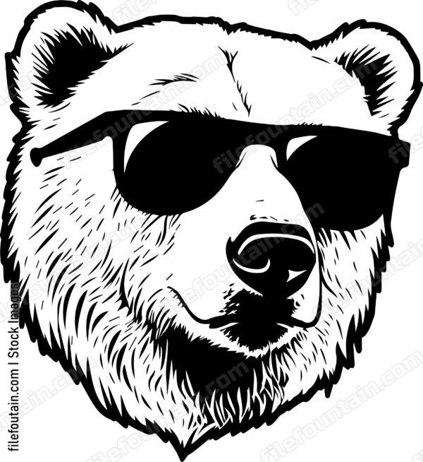 Polar Bear In Sunglasses