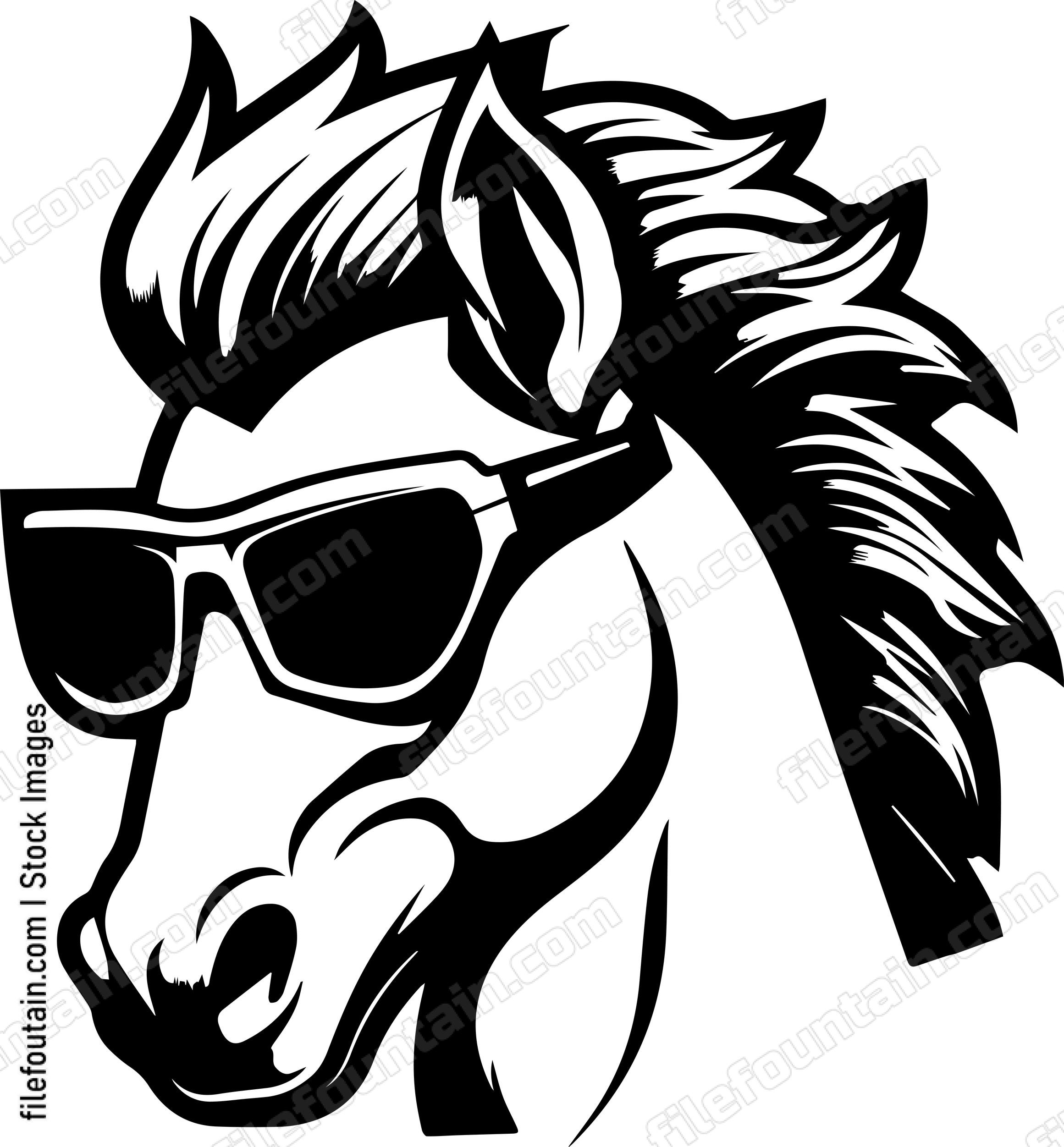 Pony In Sunglasses