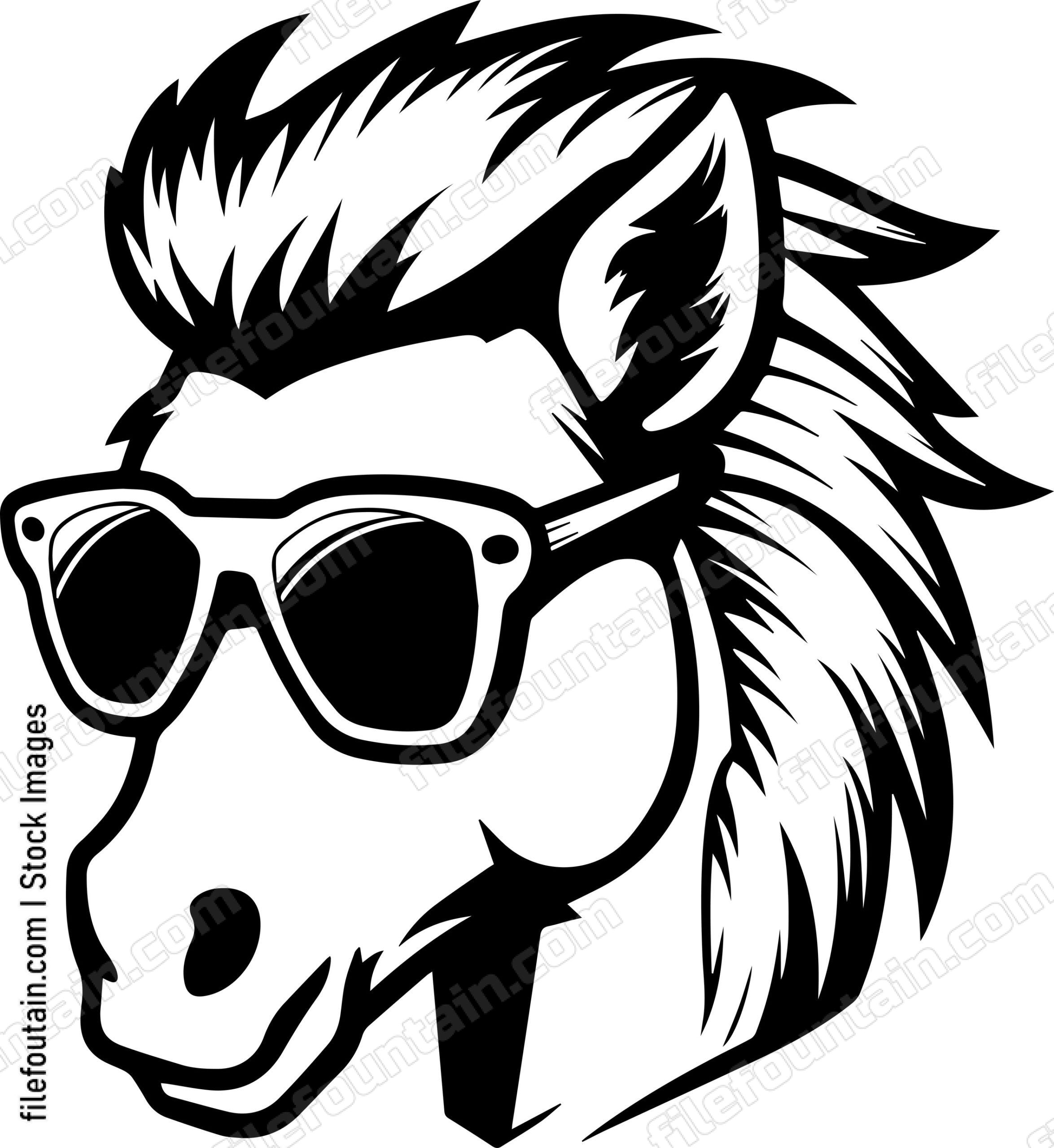 Pony In Sunglasses