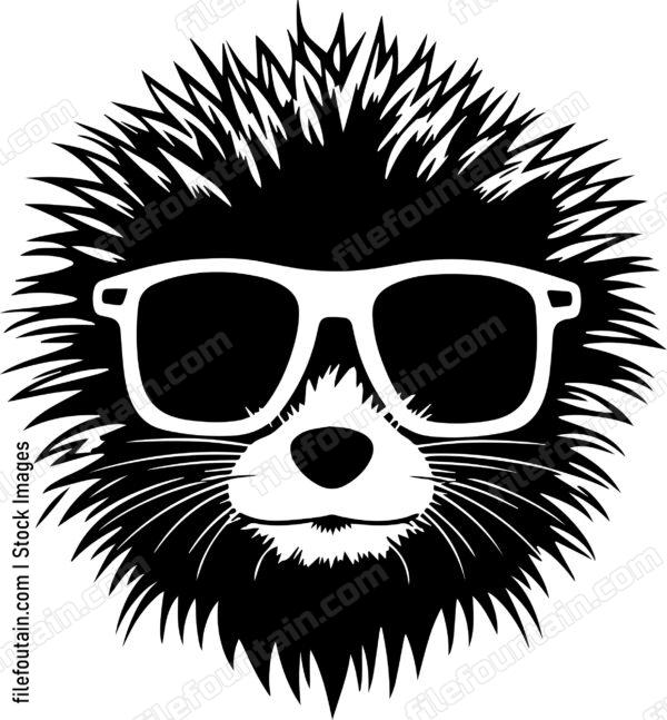 Porcupine In Sunglasses