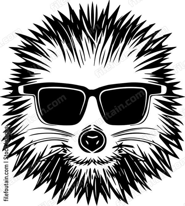 Porcupine In Sunglasses