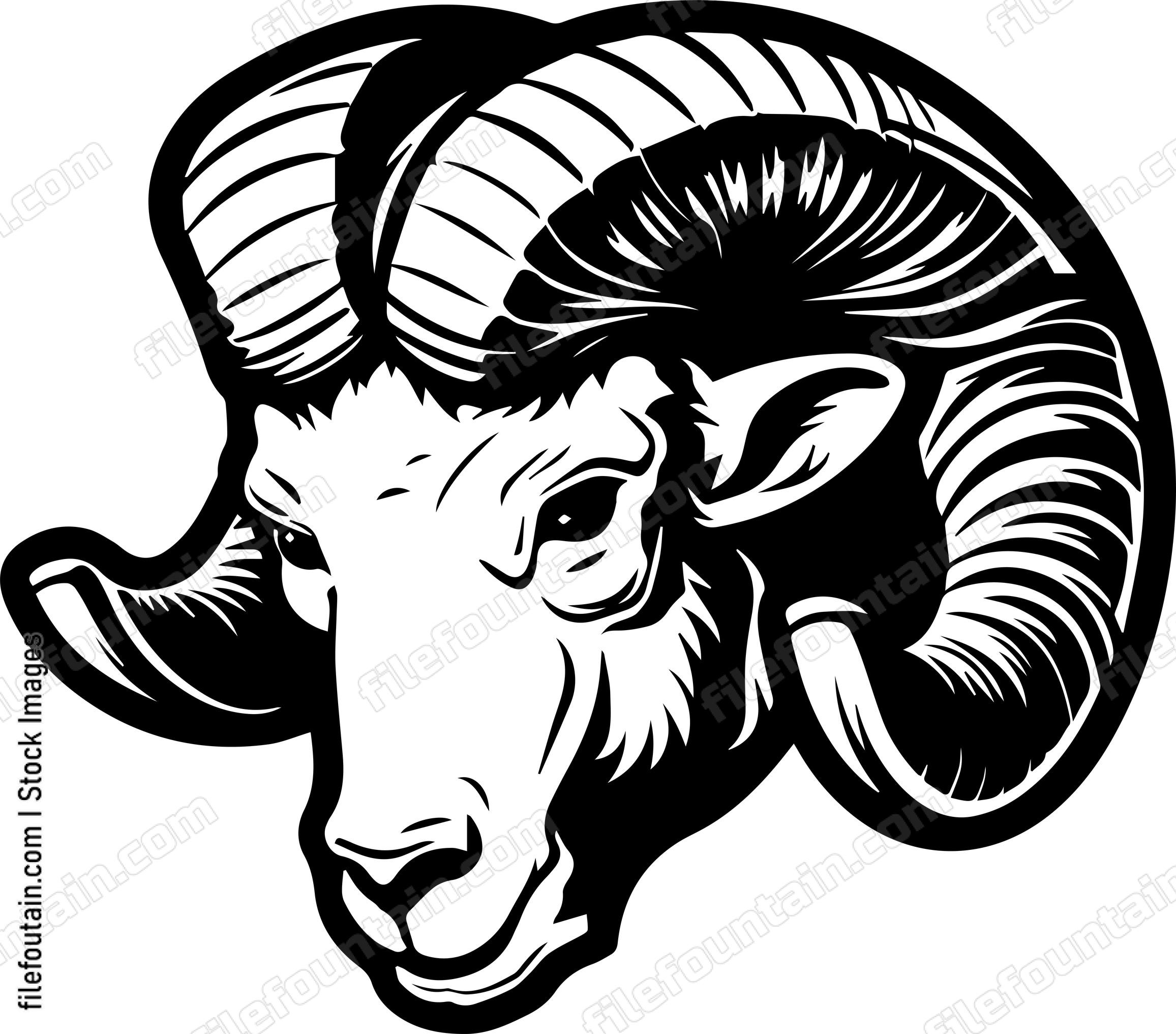 Ram In Baseball Cap