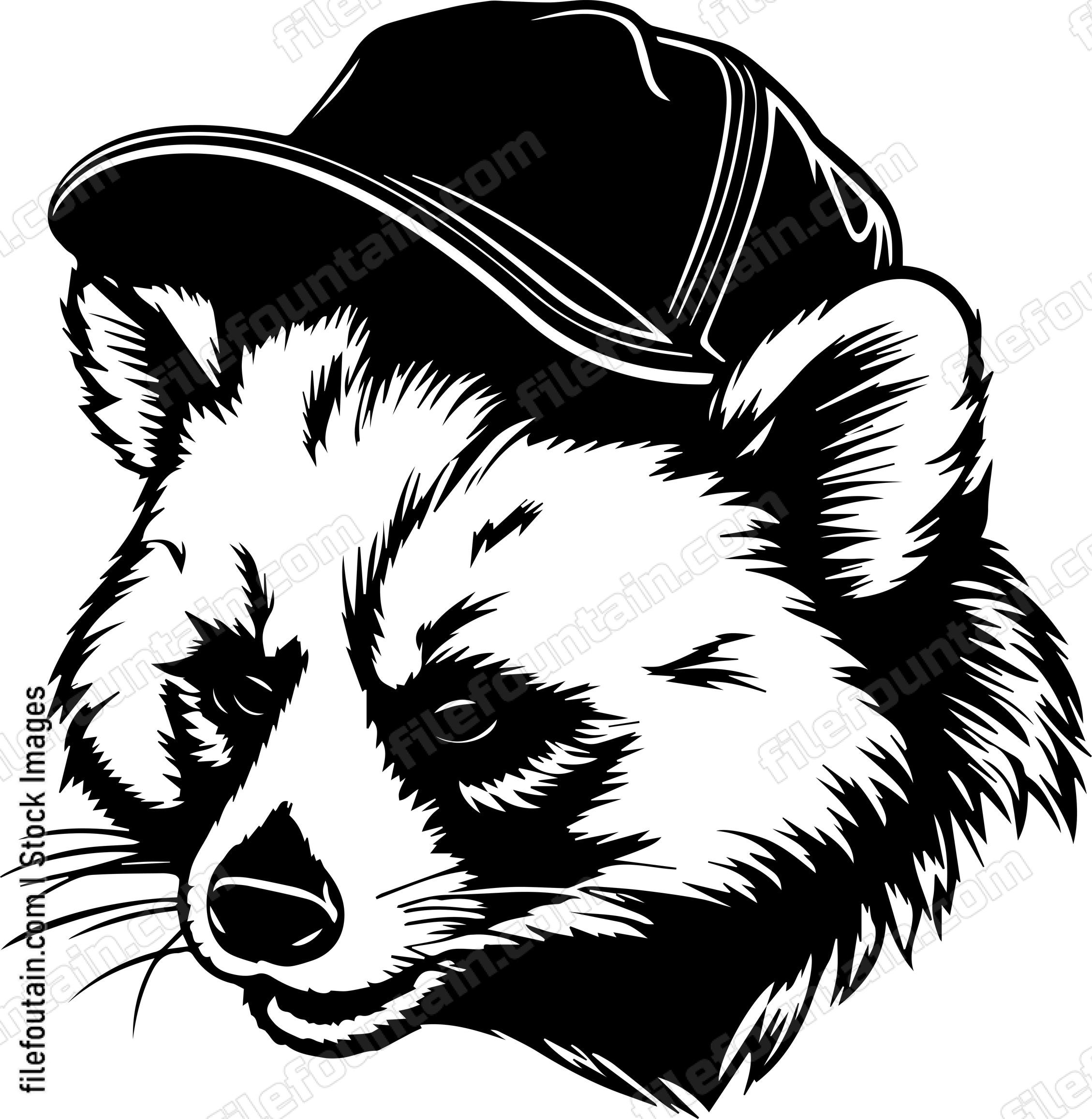 Red Panda In Baseball Cap